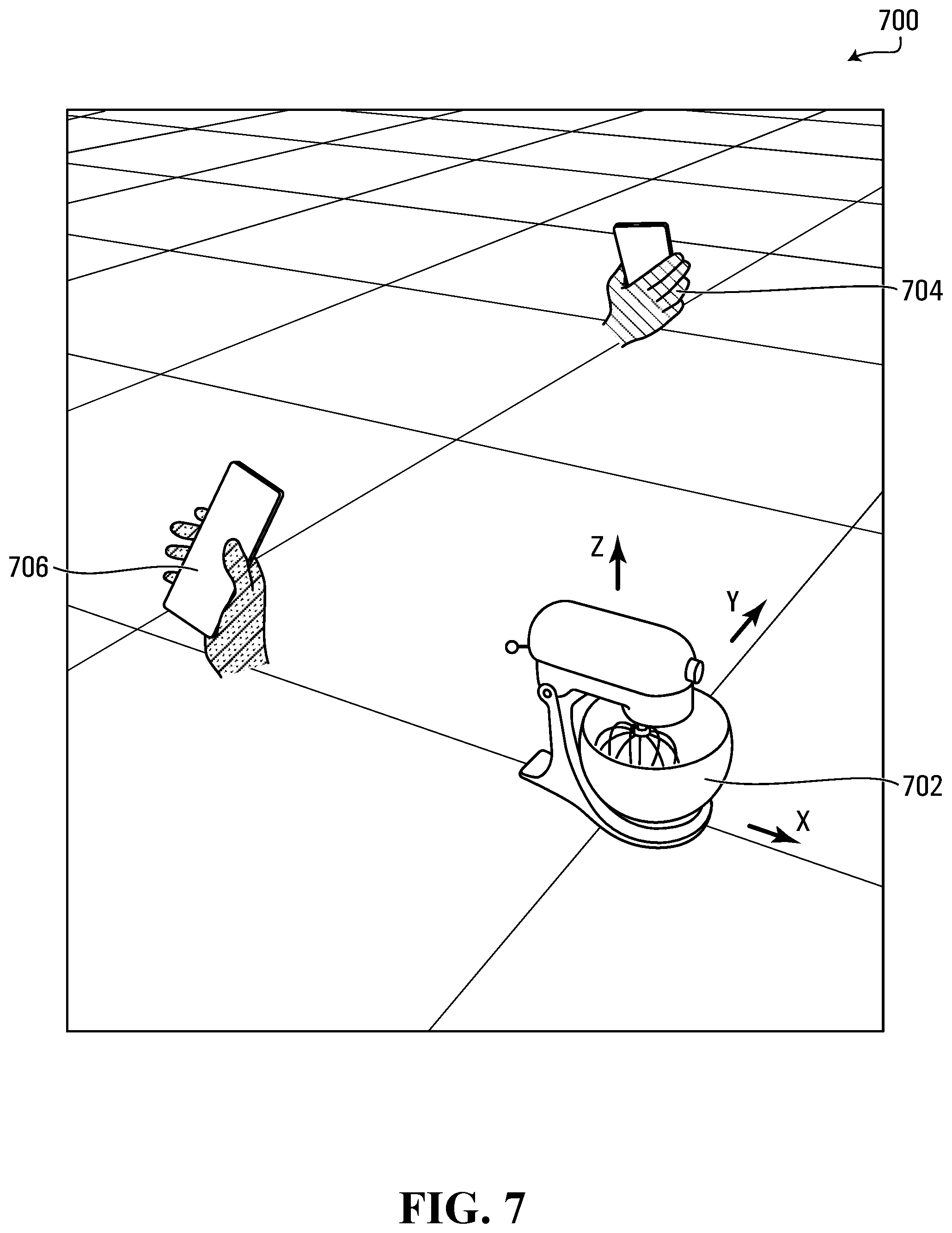 Patent US11847716 Figure 7 – Systems and methods for generating multi-user augmented reality content