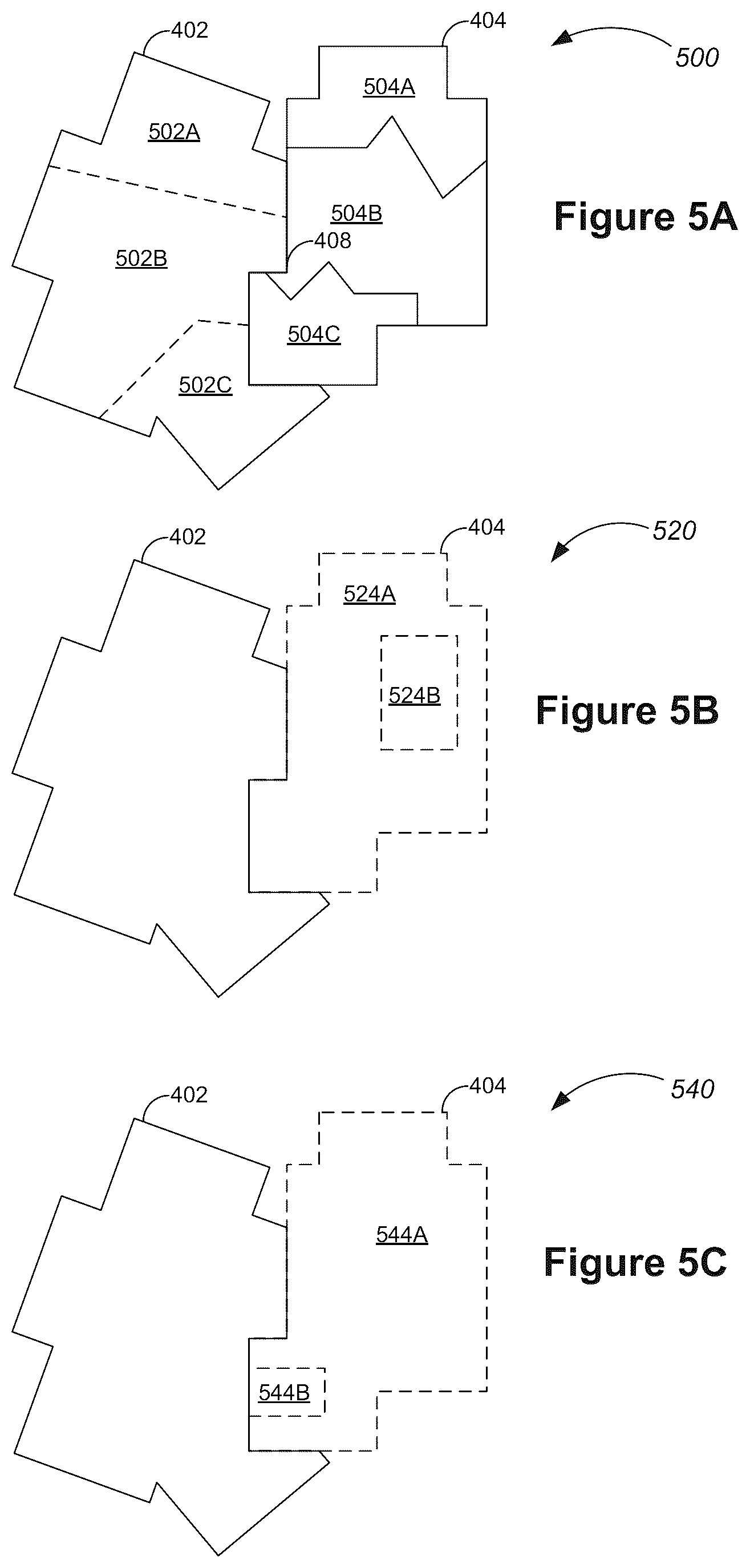 Patent US11847723 Figure 9 – Polygon edge matching with geometric operations