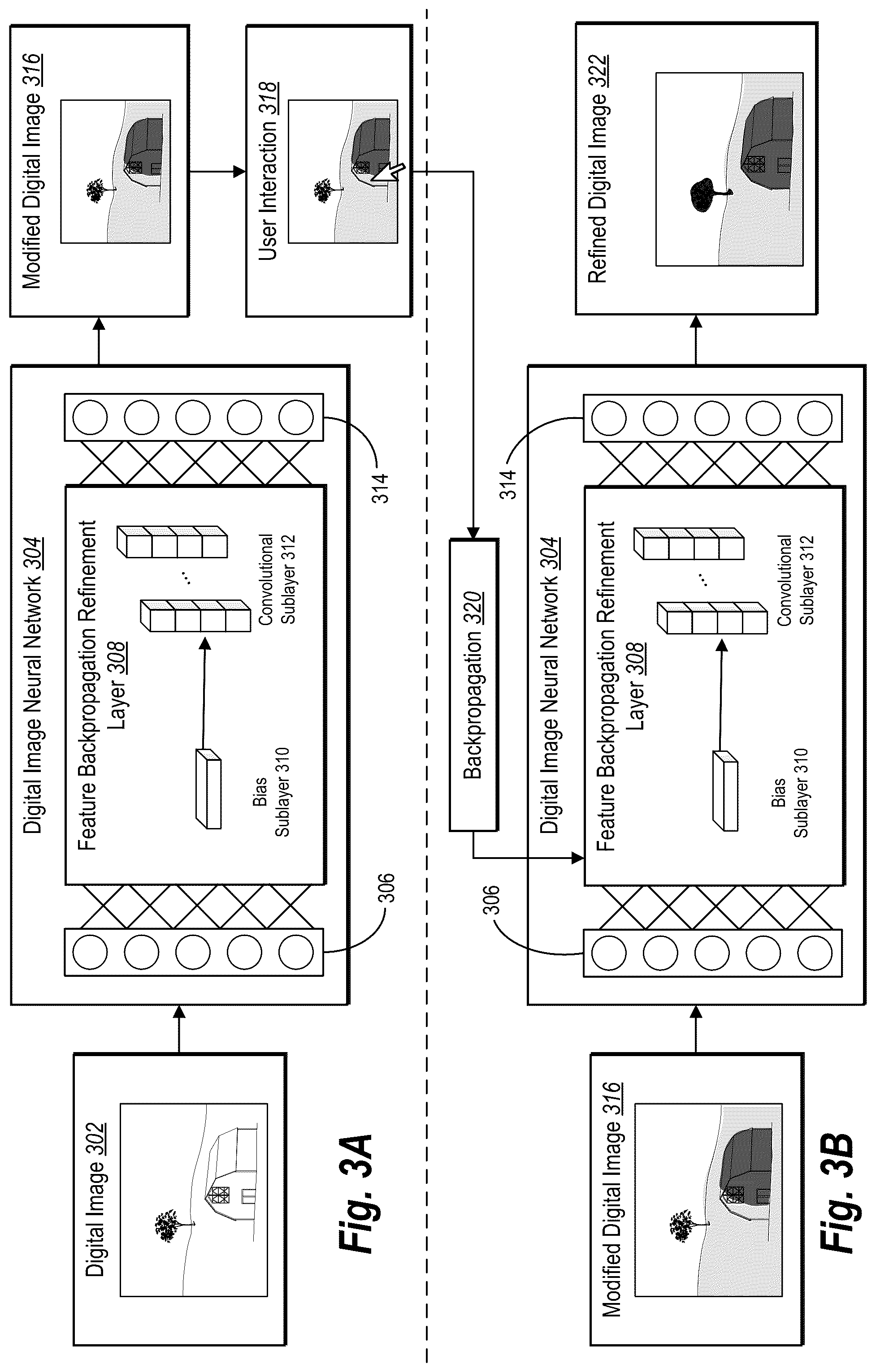 Patent US11847725 Figure 3 – Performing interactive digital image operations utilizing modified machine learning models