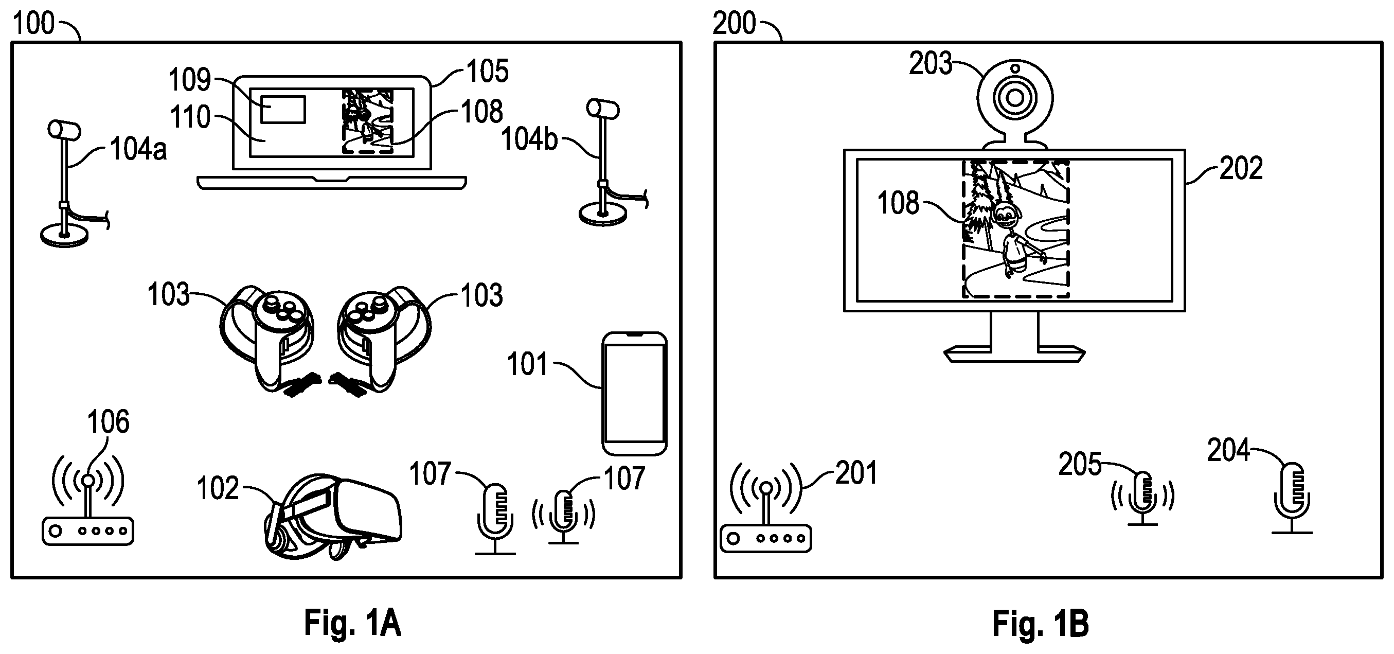 Patent US11847728 Figure 1 – Systems configured to control digital characters utilizing real-time facial and/or body motion capture and methods of use thereof
