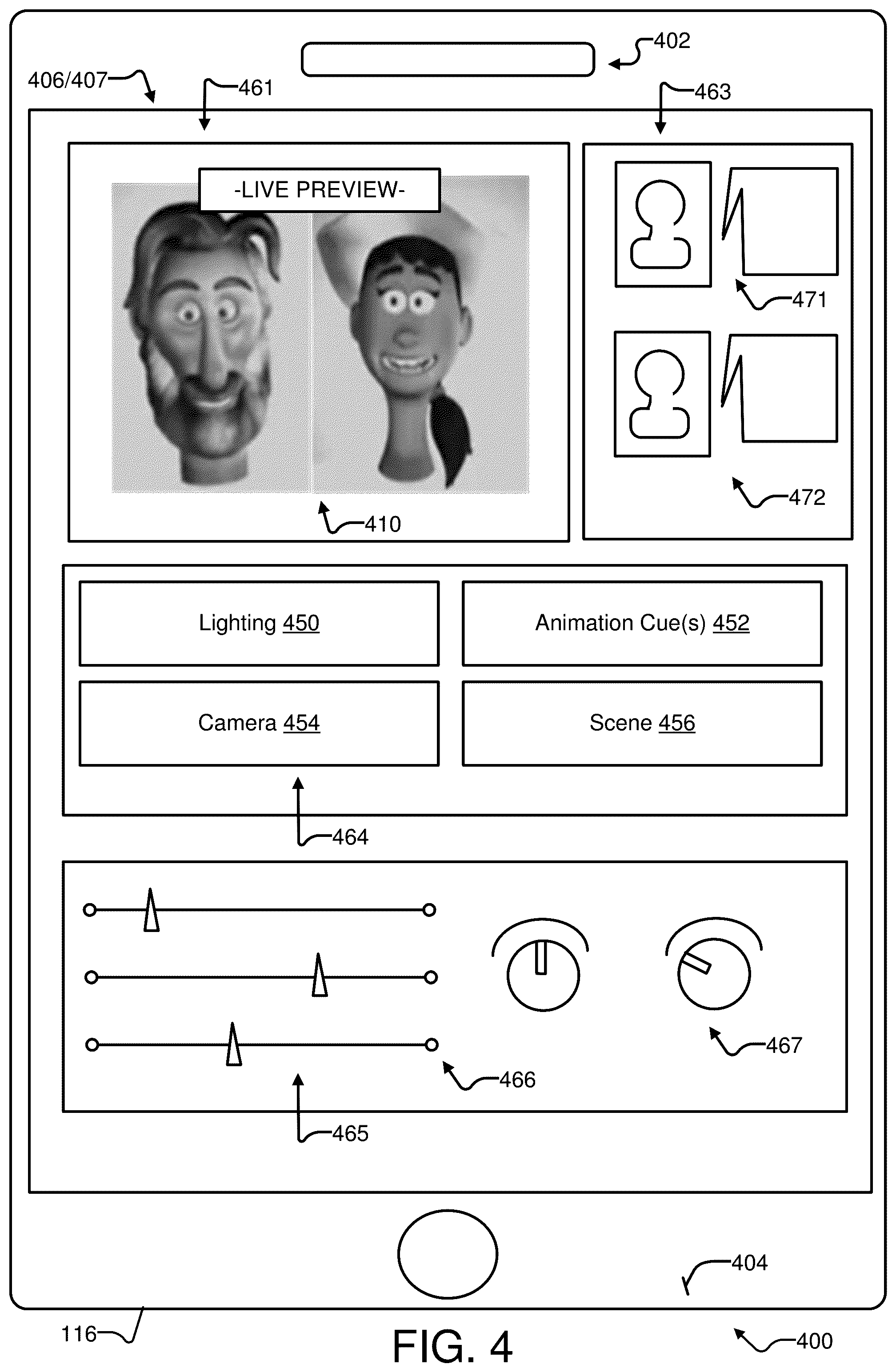 Patent US11847729 Figure 4 – Remote production collaboration tools
