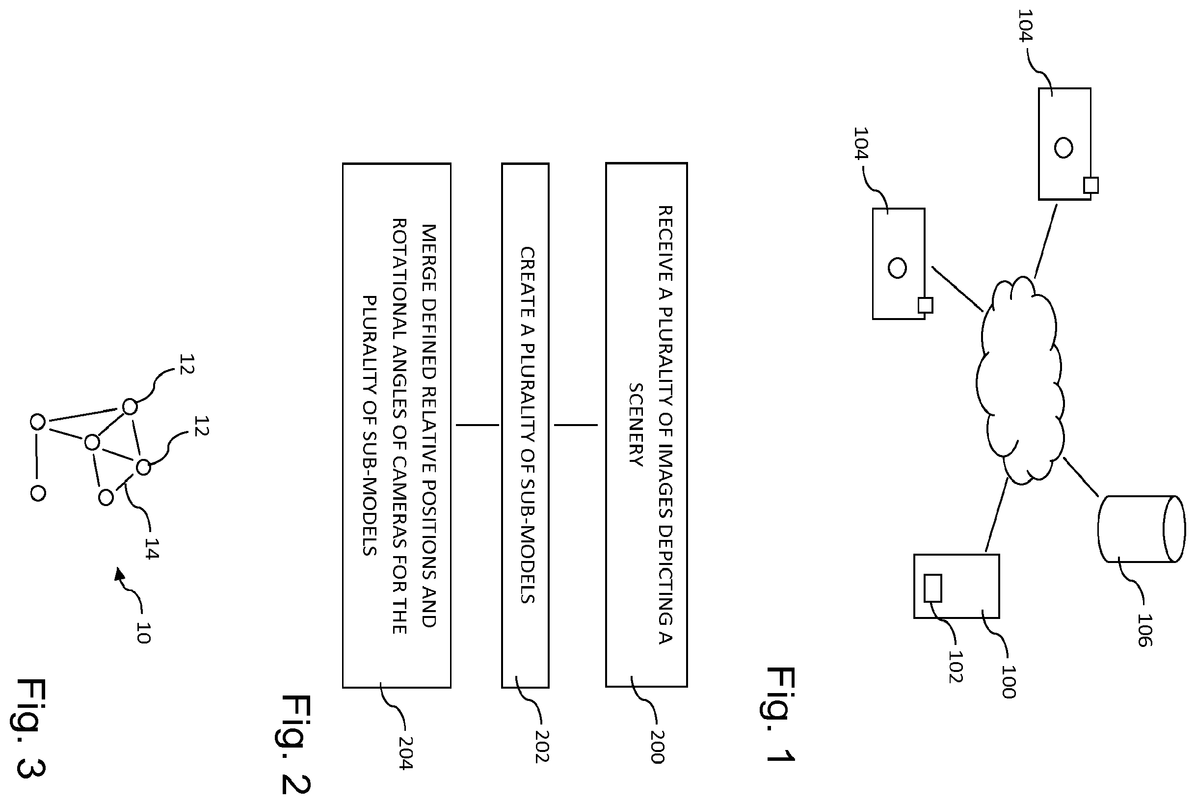Patent US11847742 Figure 1 – Method in constructing a model of a scenery and device therefor