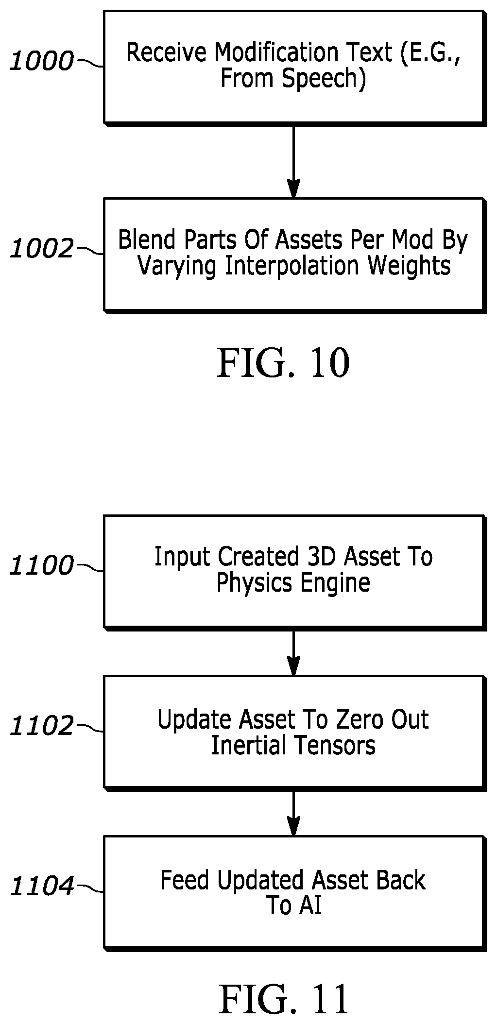 Patent US11847743 Figure 7 – Voice driven modification of physical properties and physics parameterization in a closed simulation loop for creating static assets in computer simulations
