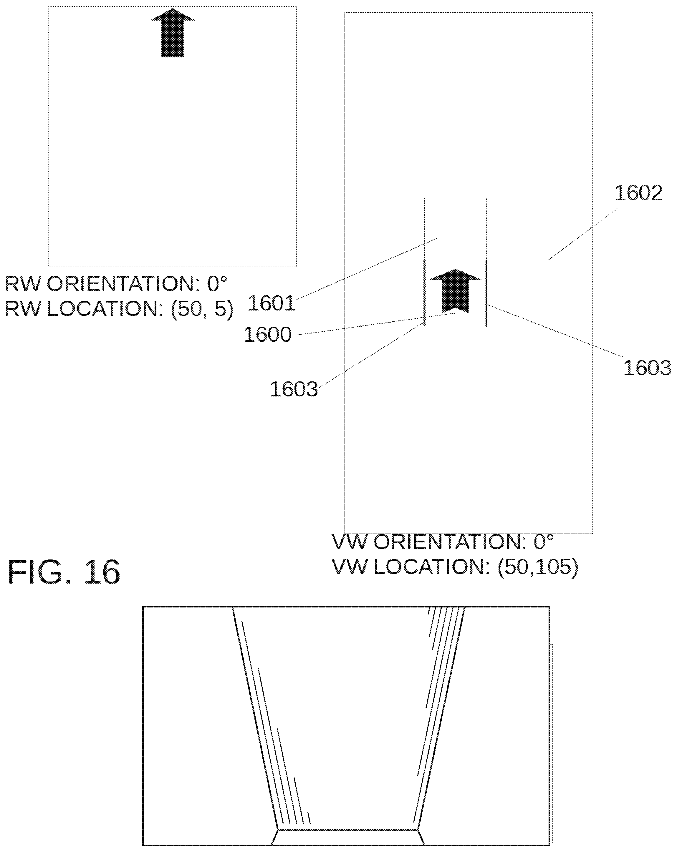 Patent US11847745 Figure 16 – Collision avoidance system for head mounted display utilized in room scale virtual reality system