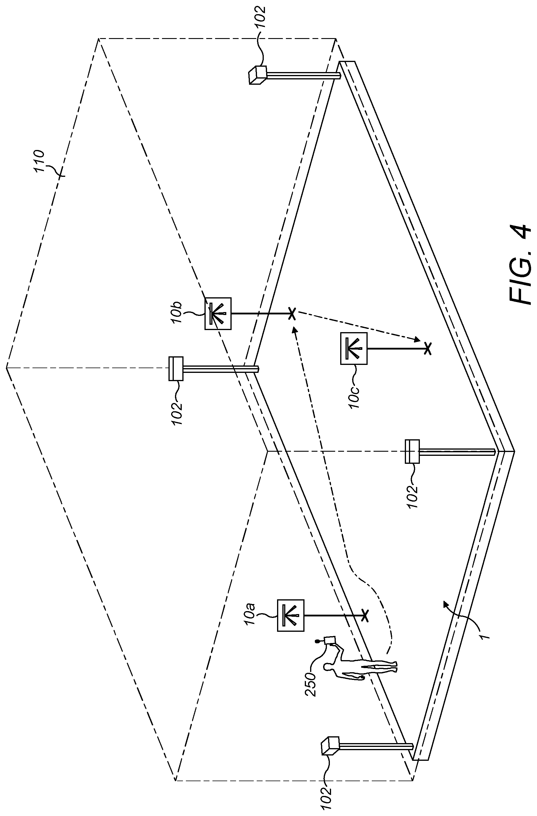 Patent US11847747 Figure 3 – Displaying a virtual image of a building information model