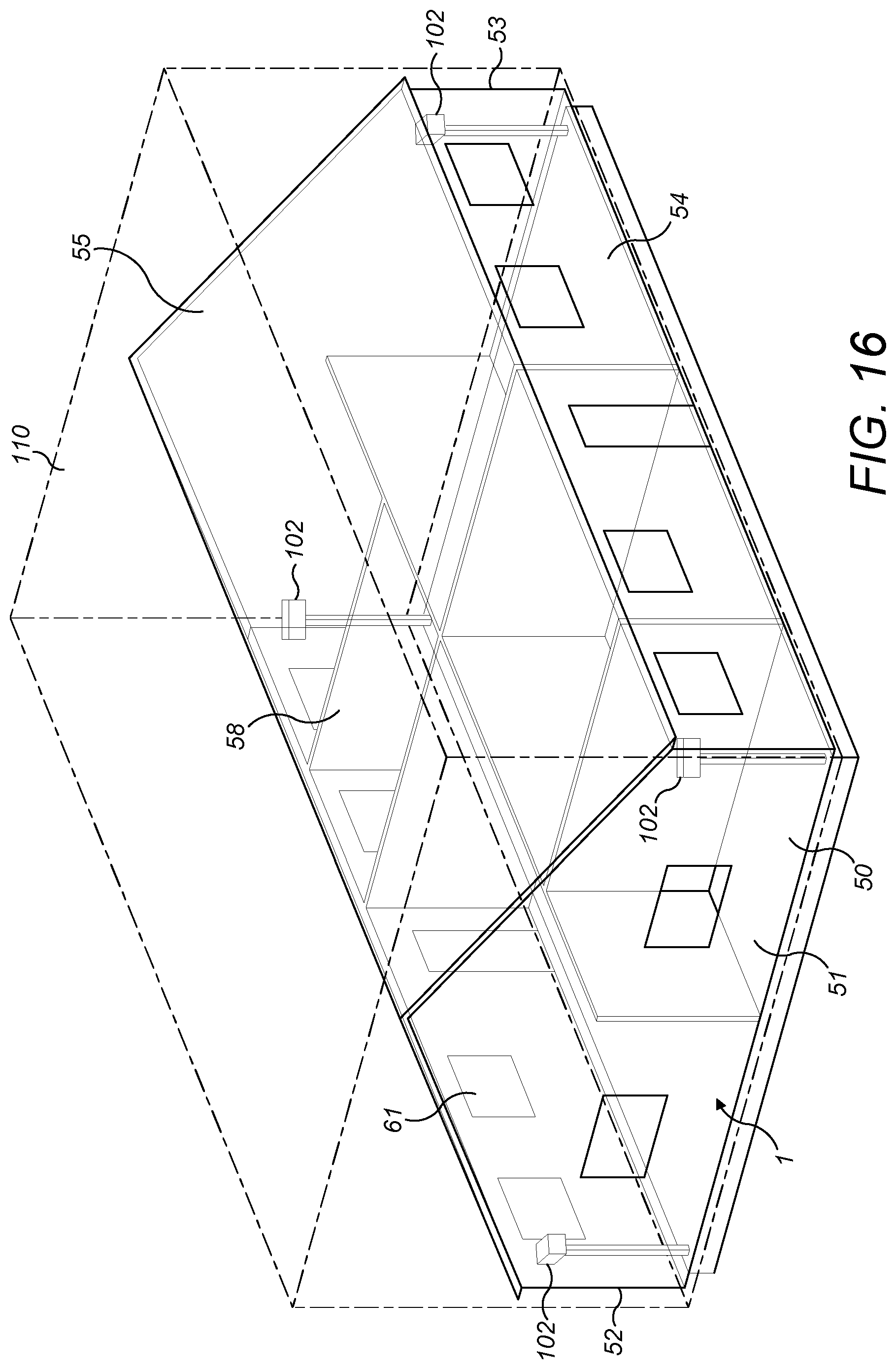 Patent US11847747 Figure 15 – Displaying a virtual image of a building information model