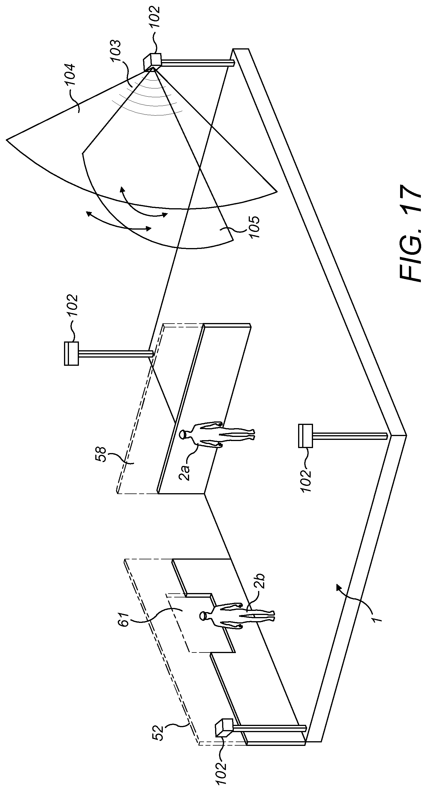 Patent US11847747 Figure 16 – Displaying a virtual image of a building information model