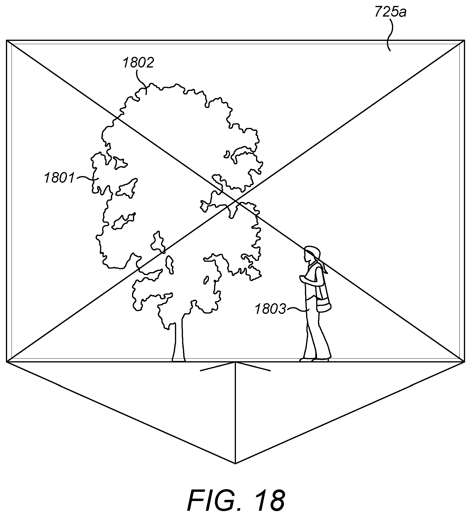 Patent US11847747 Figure 17 – Displaying a virtual image of a building information model