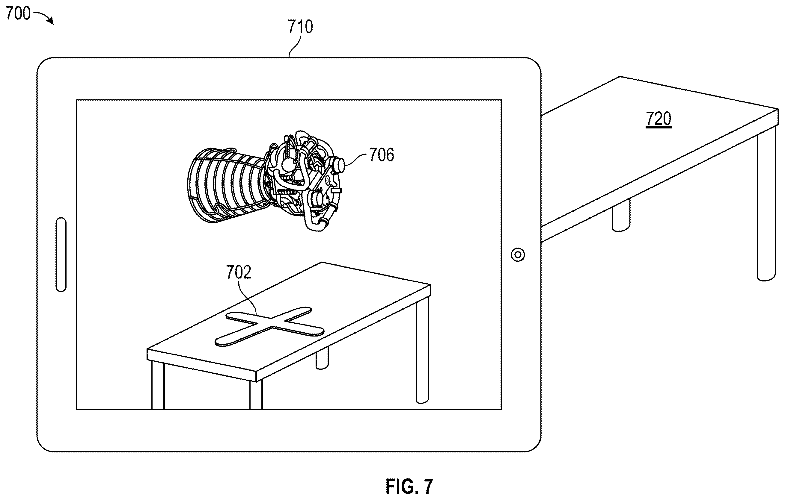 Patent US11847752 Figure 6 – Augmented reality collaboration system