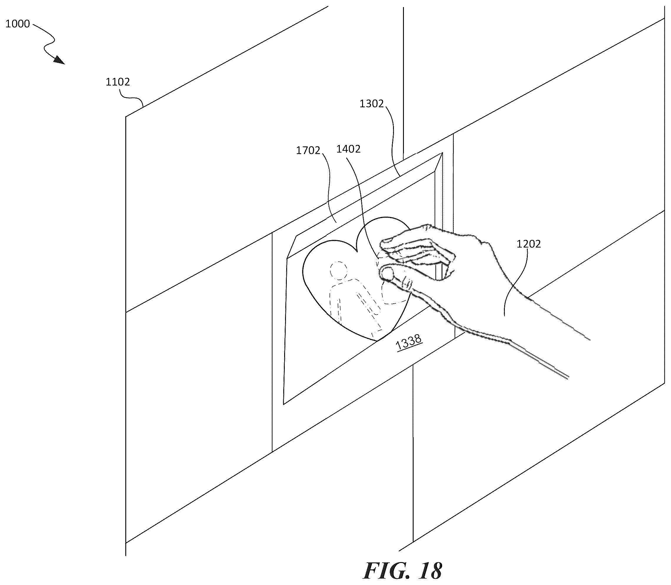 Patent US11847753 Figure 20 – Artificial reality augments and surfaces