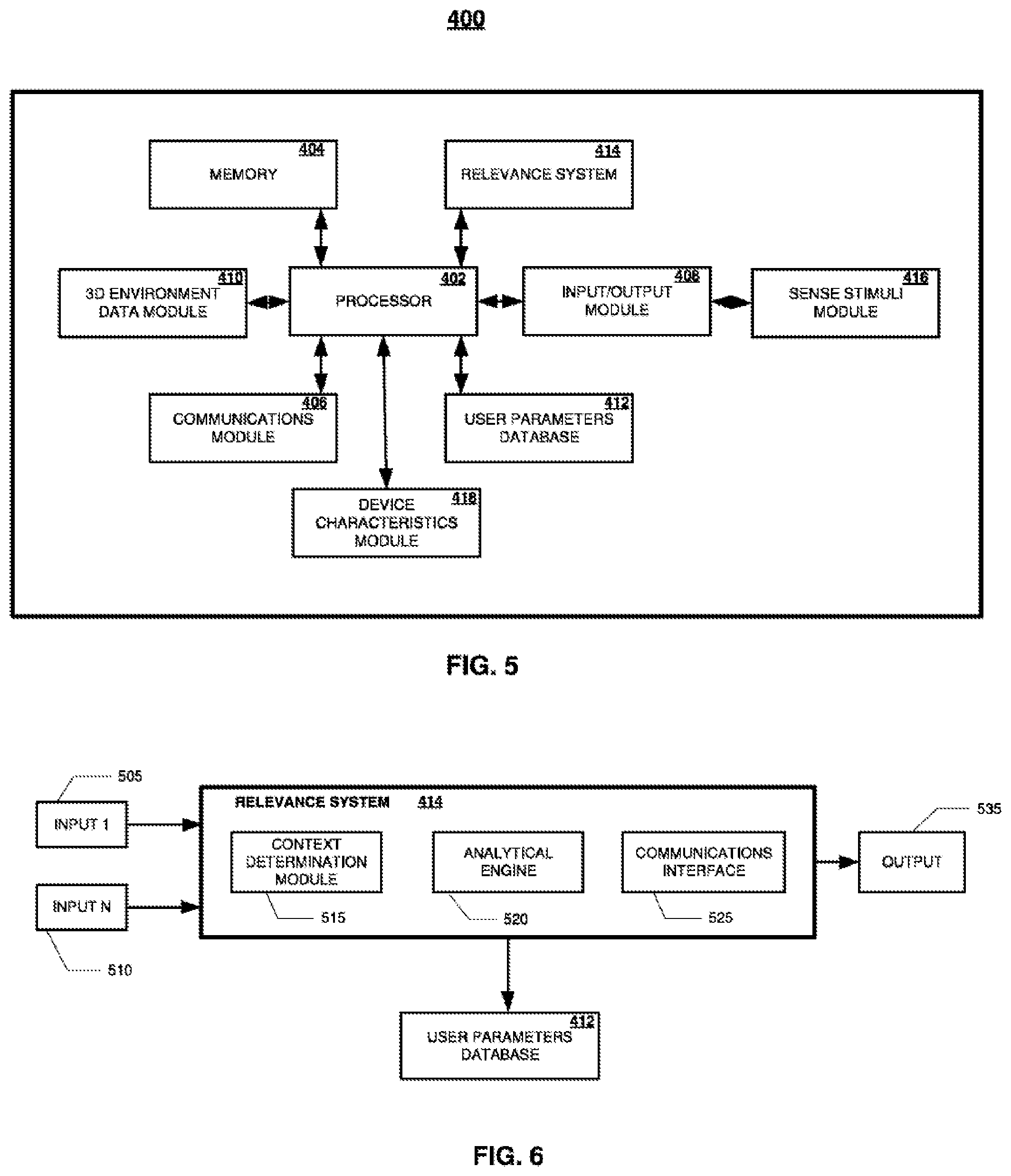 Patent US11847754 Figure 5 – Interactive virtual reality system