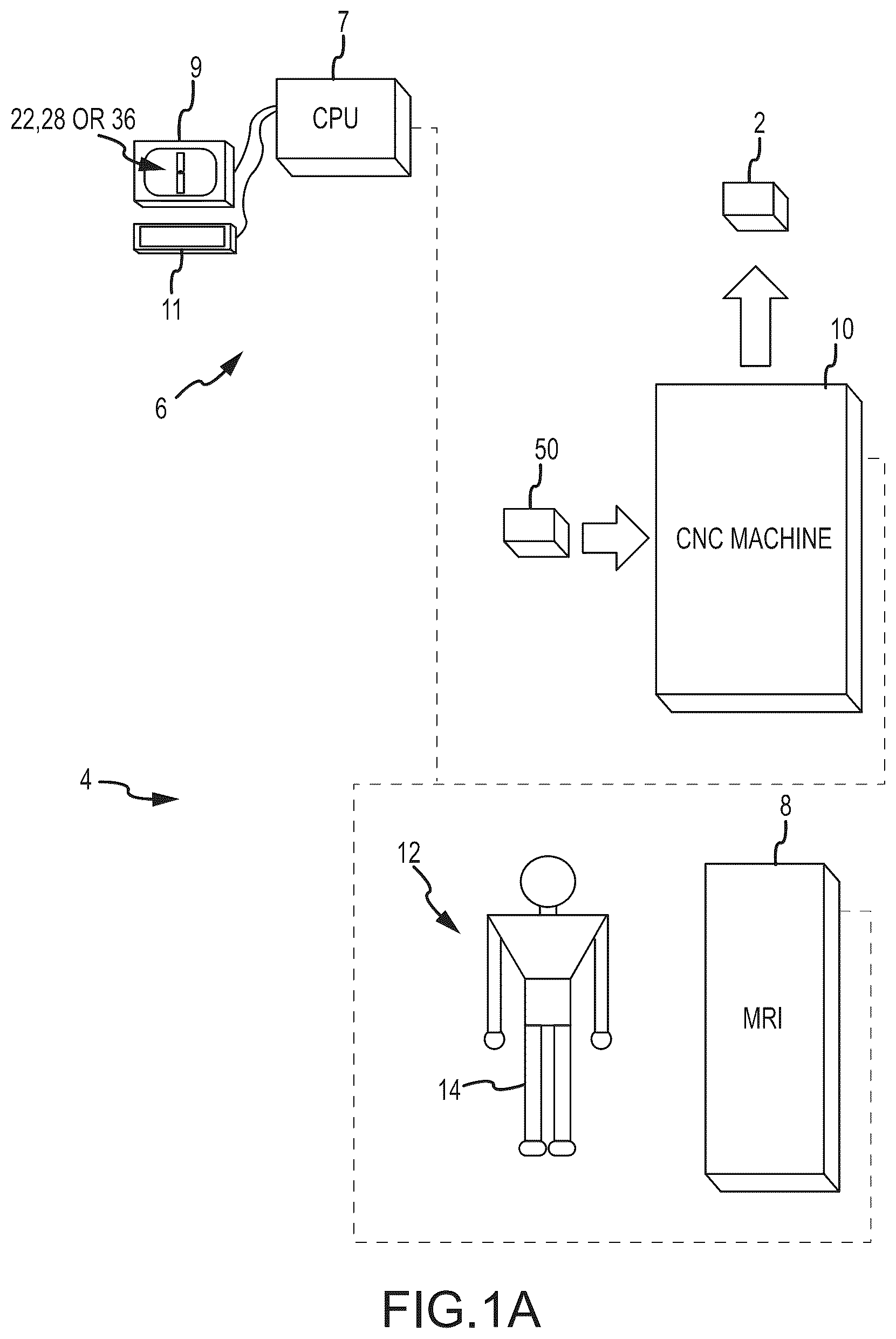 Patent US11847755 Figure 1 – System and method for image segmentation, bone model generation and modification, and surgical planning