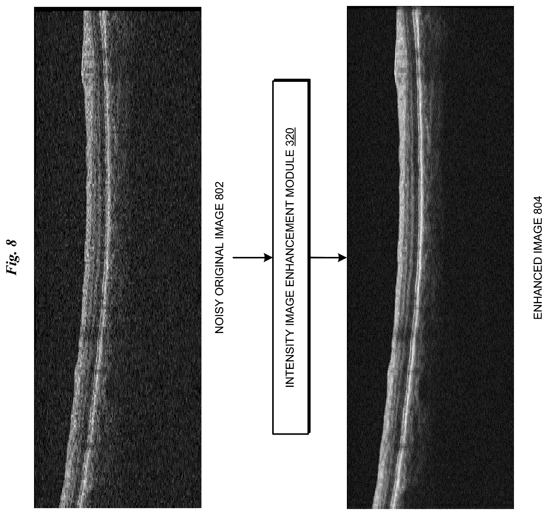 Patent US11847764 Figure 8 – Neural network based enhancement of intensity images