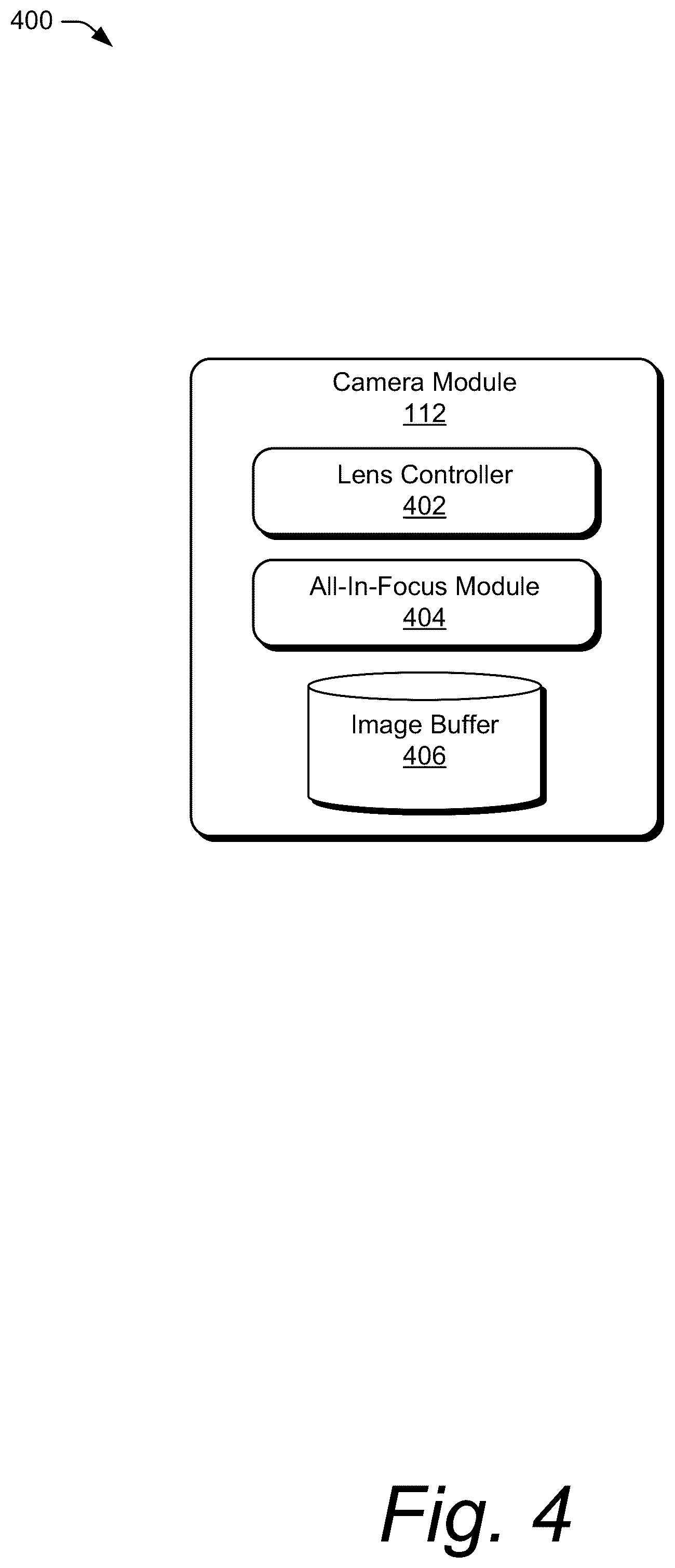 Patent US11847770 Figure 4 – Automatic generation of all-in-focus images with a mobile camera
