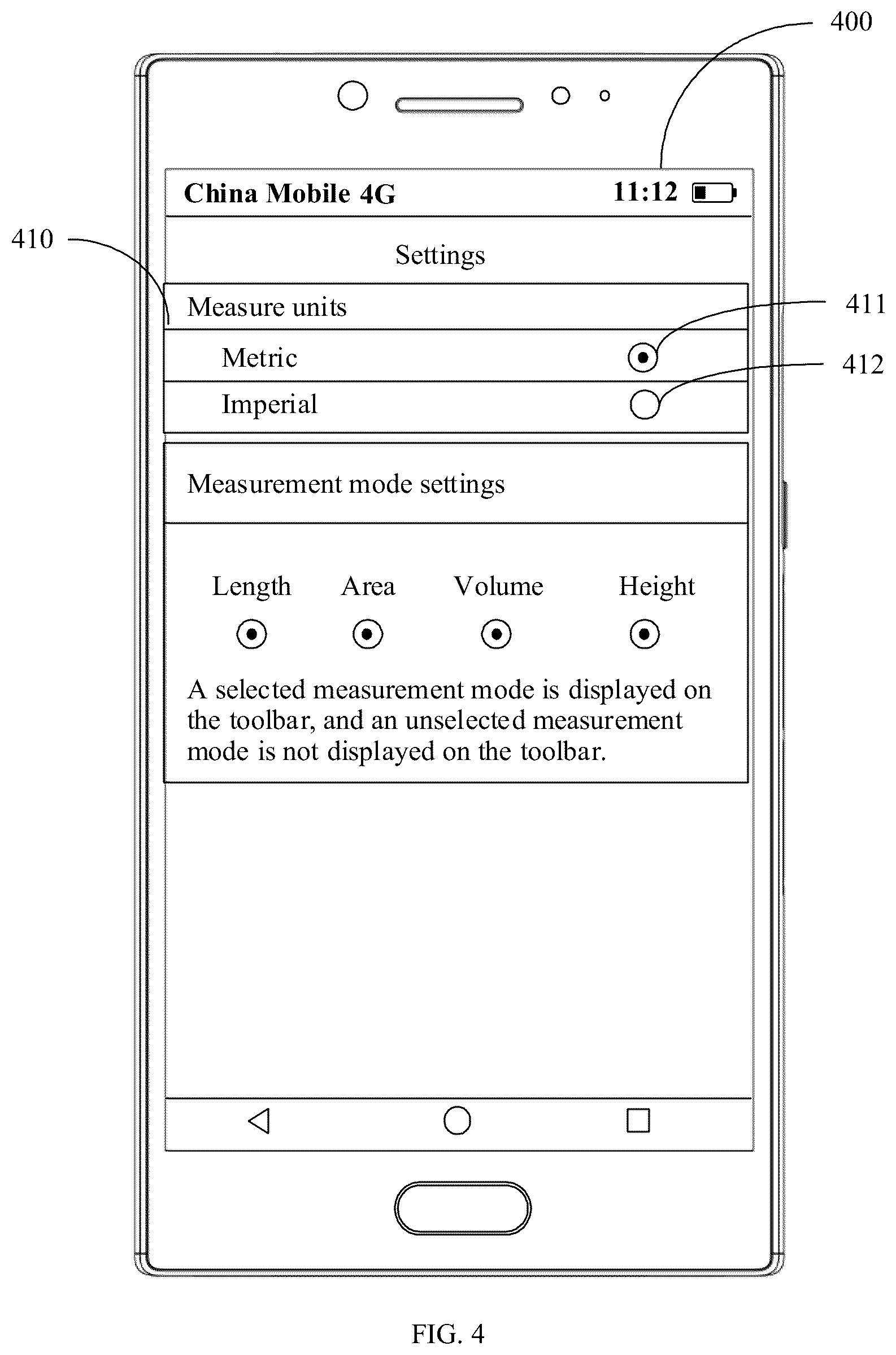 Patent US11847789 Figure 4 – Distance measurement method and electronic device