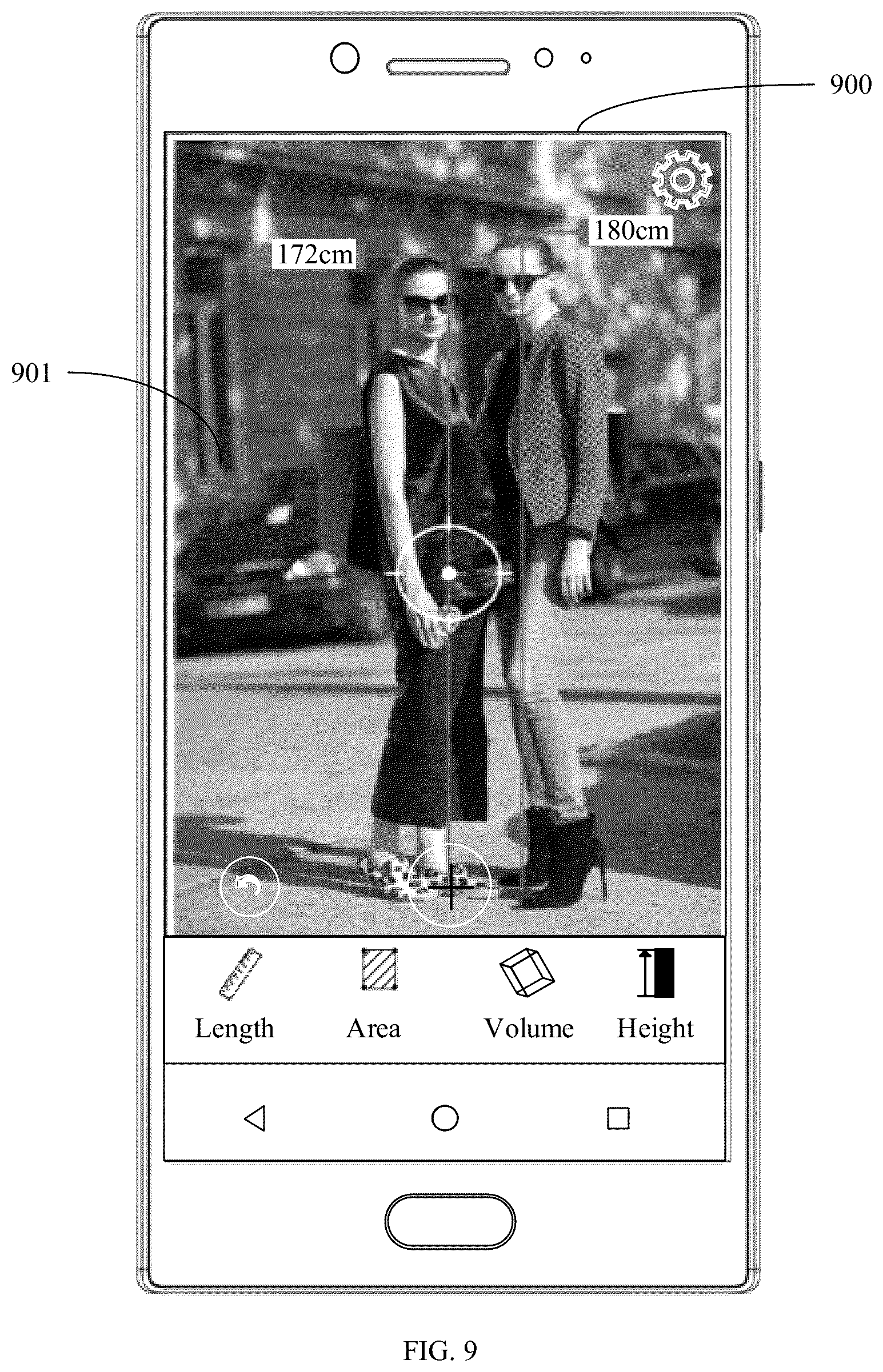 Patent US11847789 Figure 12 – Distance measurement method and electronic device