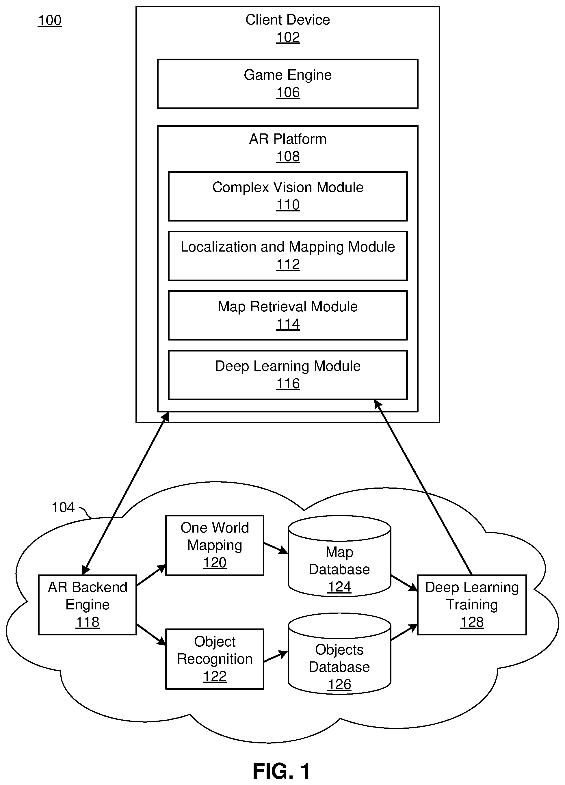 Patent US11847792 Figure 1 – Location determination and mapping with 3D line junctions