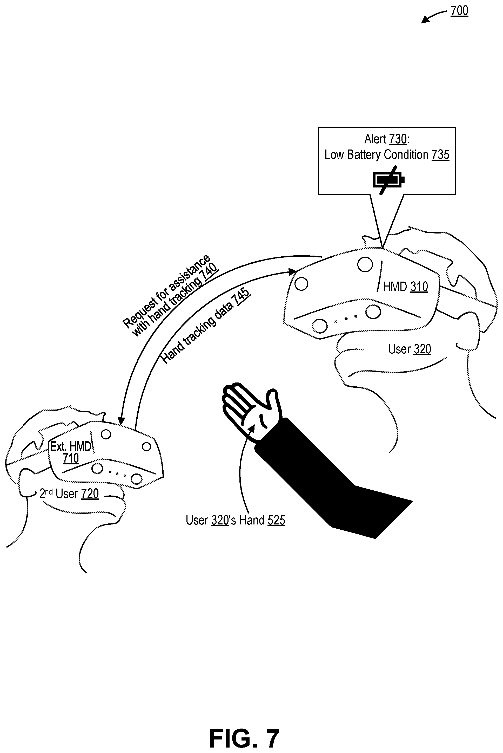 Patent US11847793 Figure 8 – Collaborative tracking