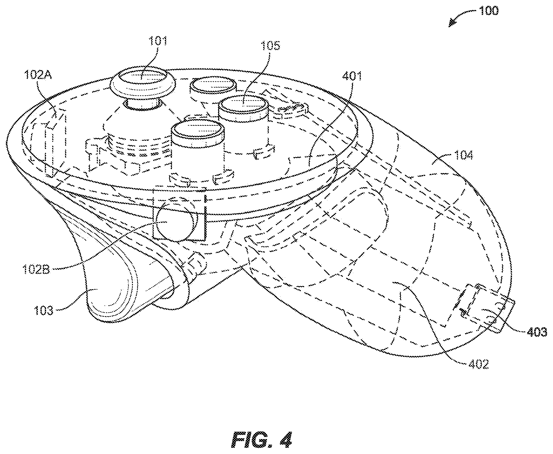 Patent US11847794 Figure 4 – Self-tracked controller