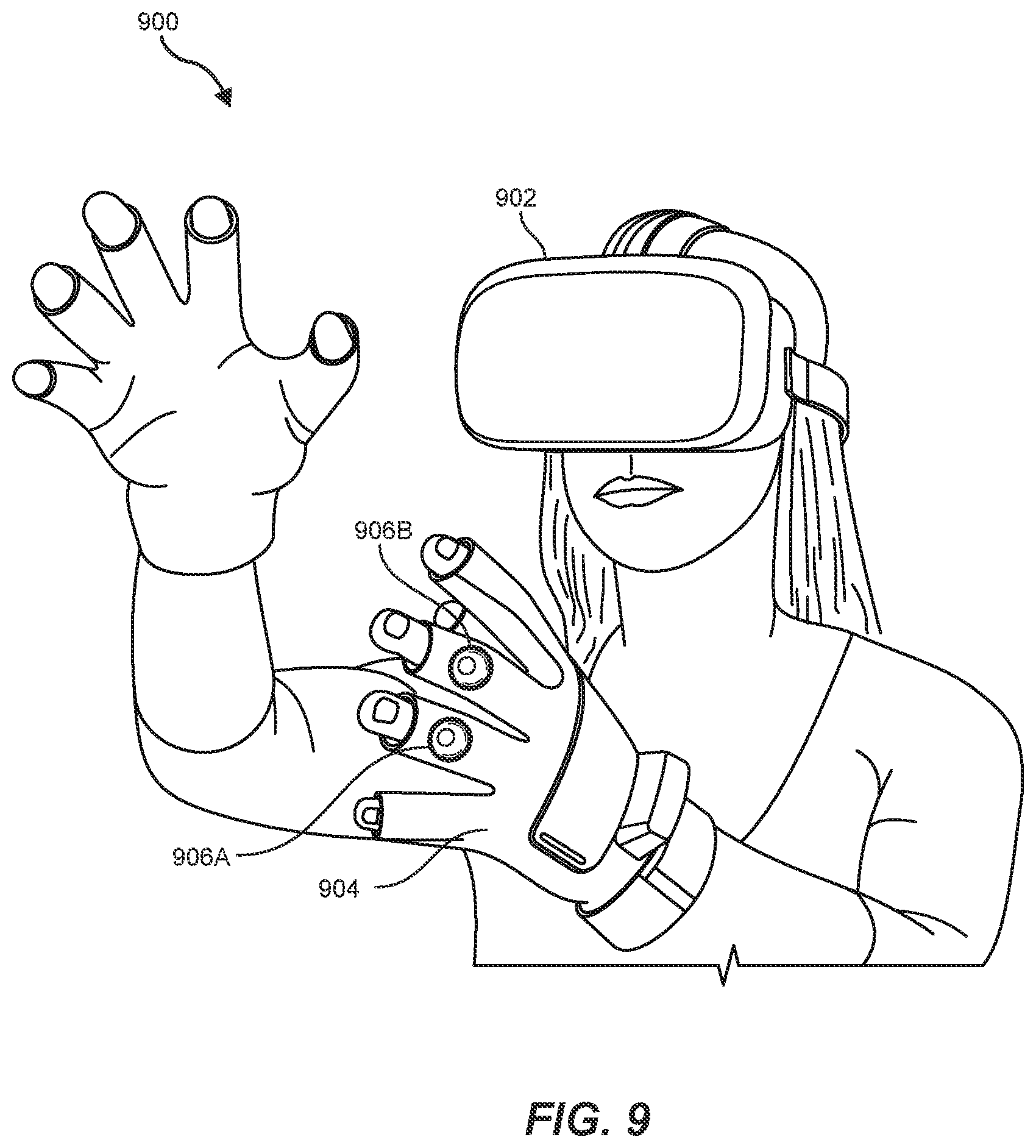 Patent US11847794 Figure 8 – Self-tracked controller