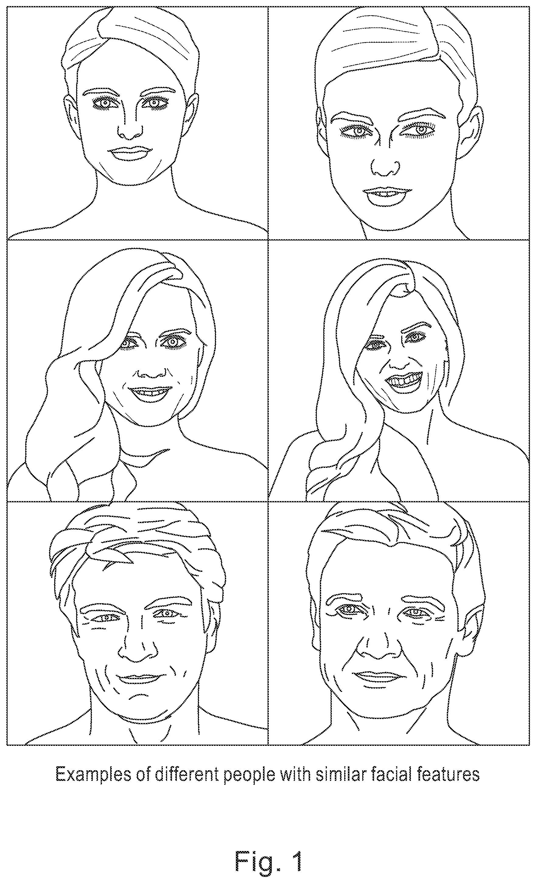 Patent US11847804 Figure 1 – System and method for matching a voice sample to a facial image
