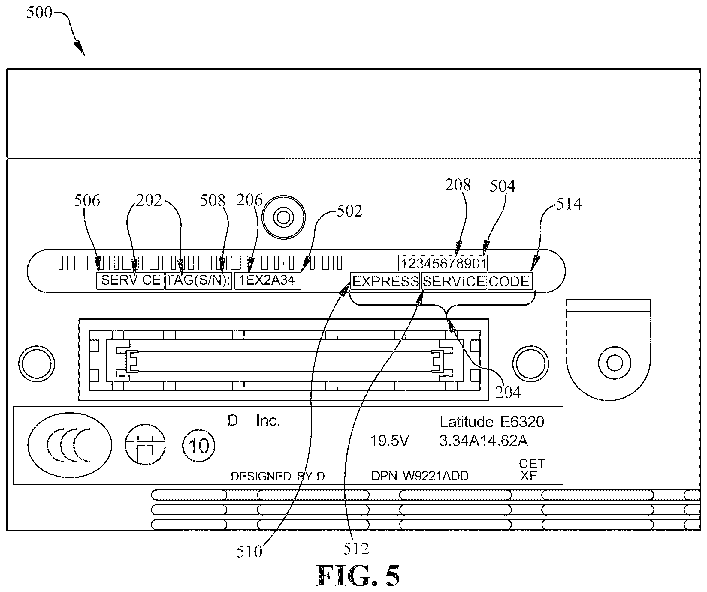Patent US11847806 Figure 5 – Information extraction from images using neural network techniques and anchor words