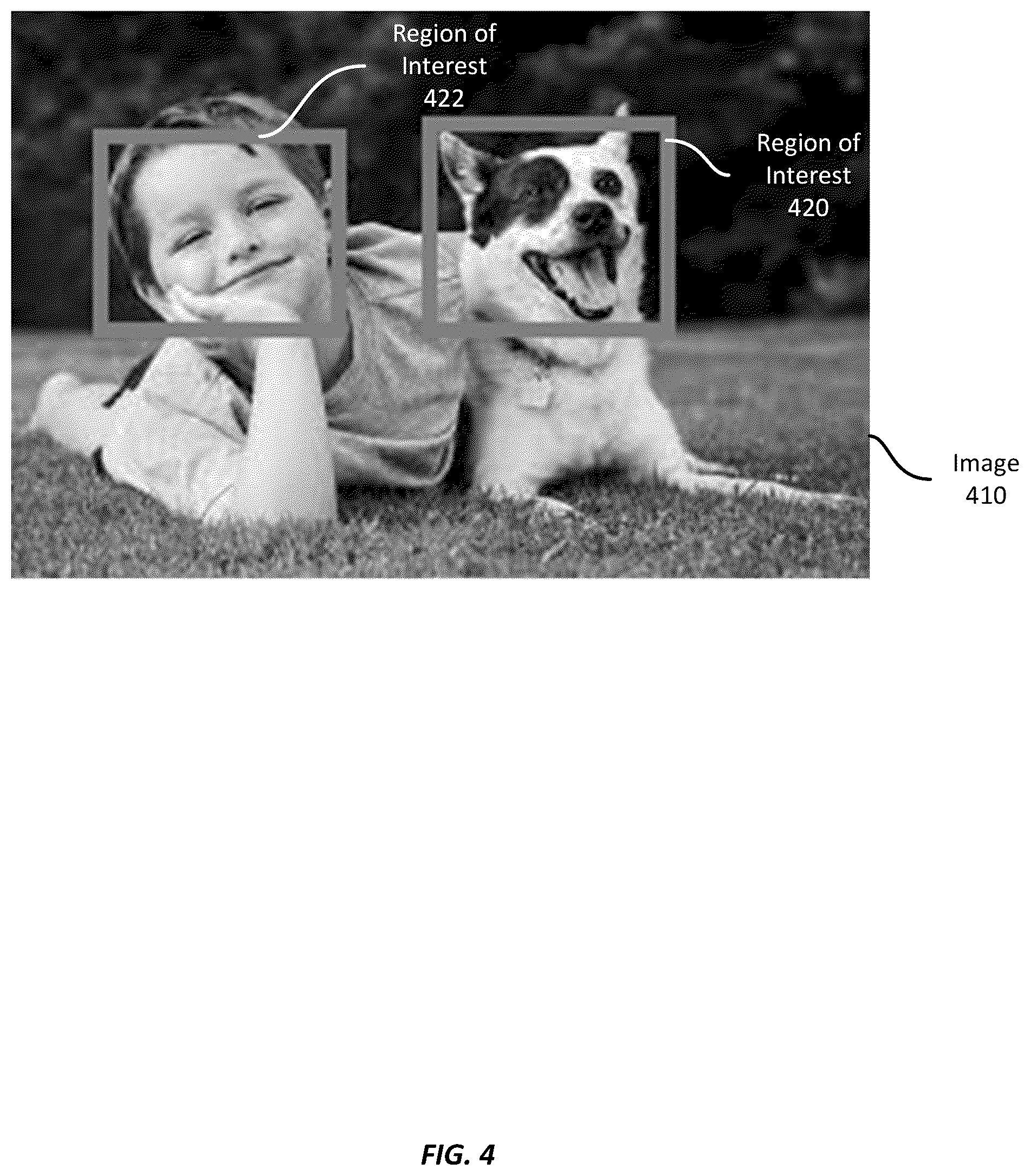 Patent US11847808 Figure 4 – Systems and methods region-of-interest automatic gain or exposure control