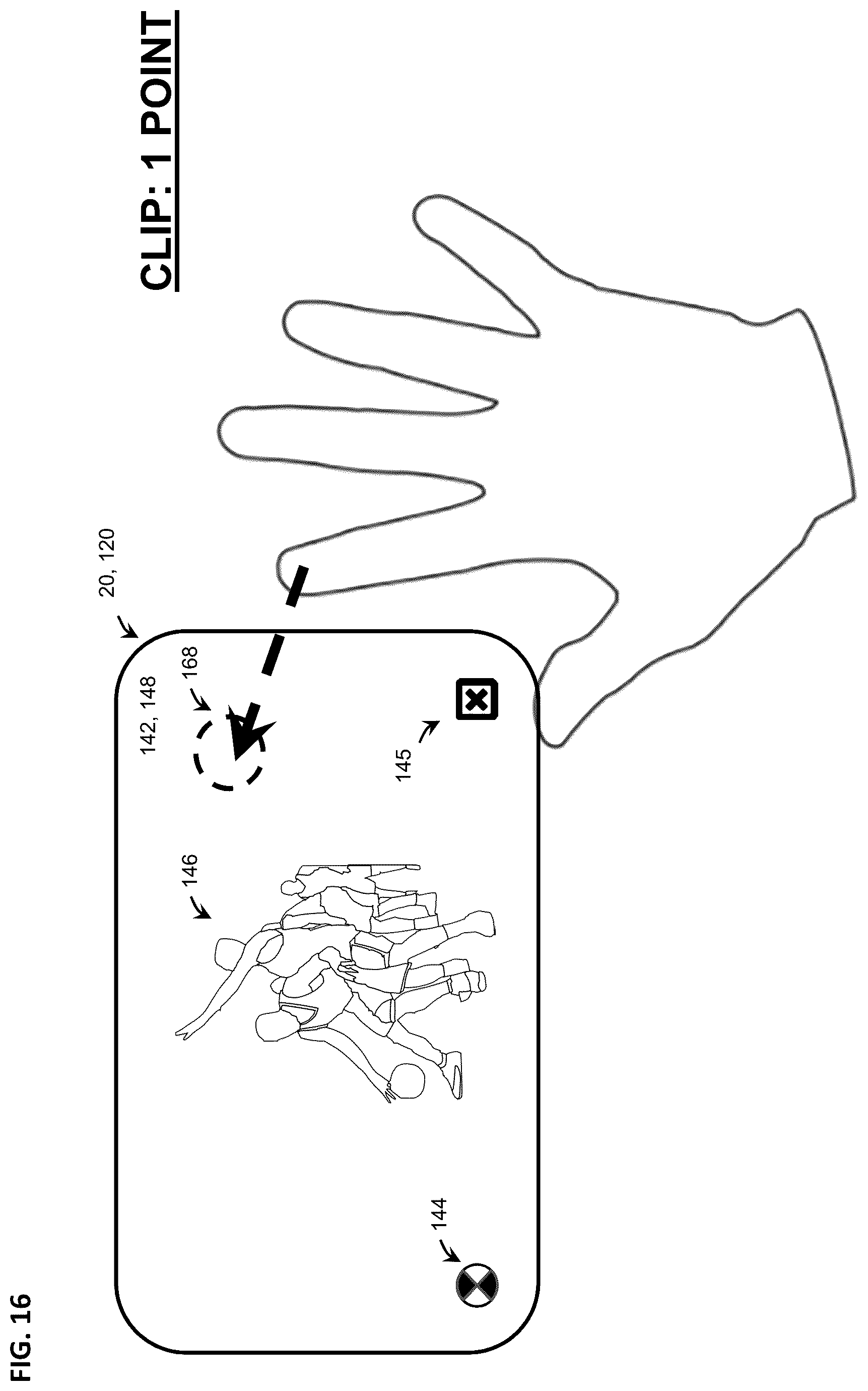 Patent US11847828 Figure 16 – System, method and device operable to produce a video