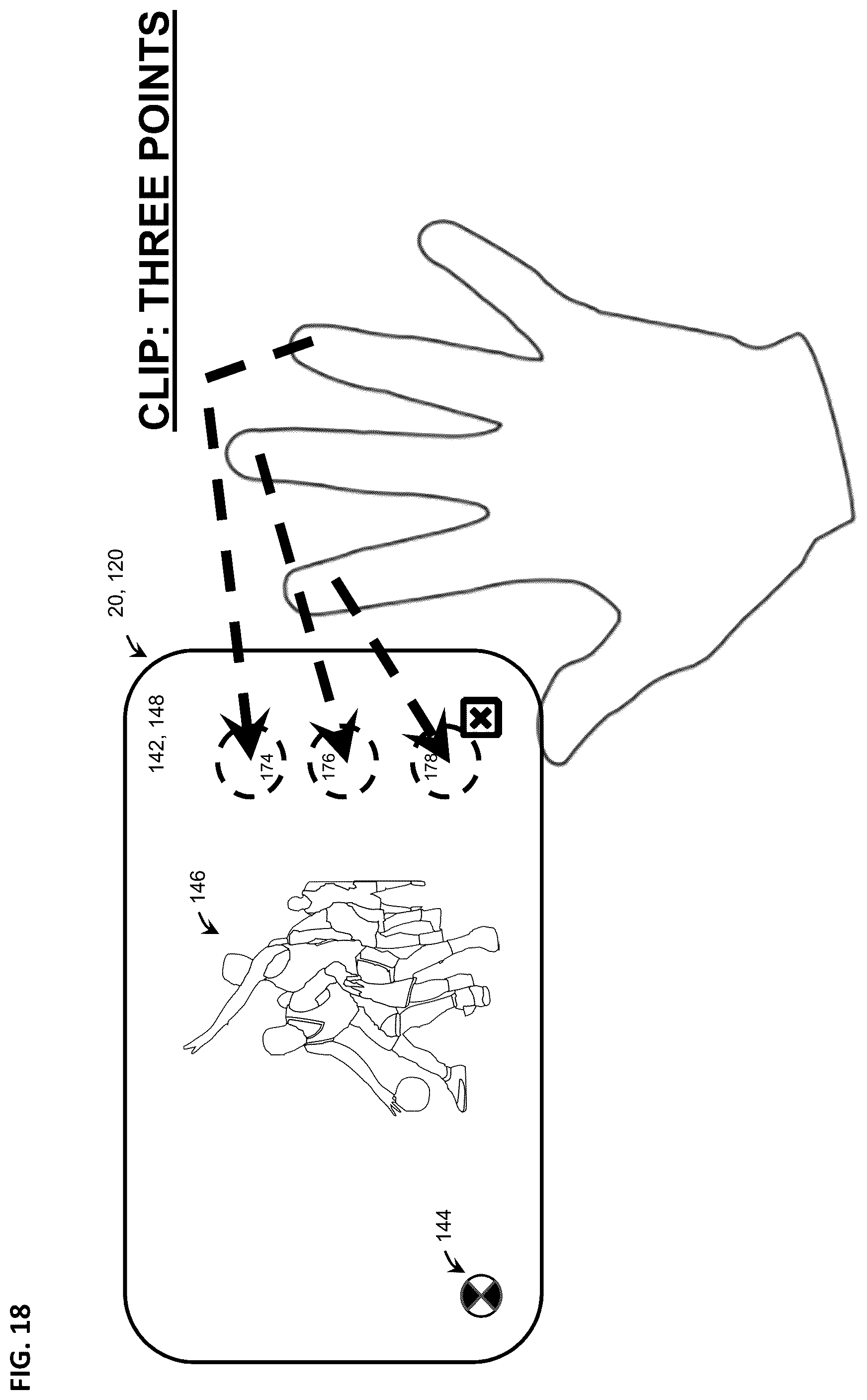 Patent US11847828 Figure 18 – System, method and device operable to produce a video