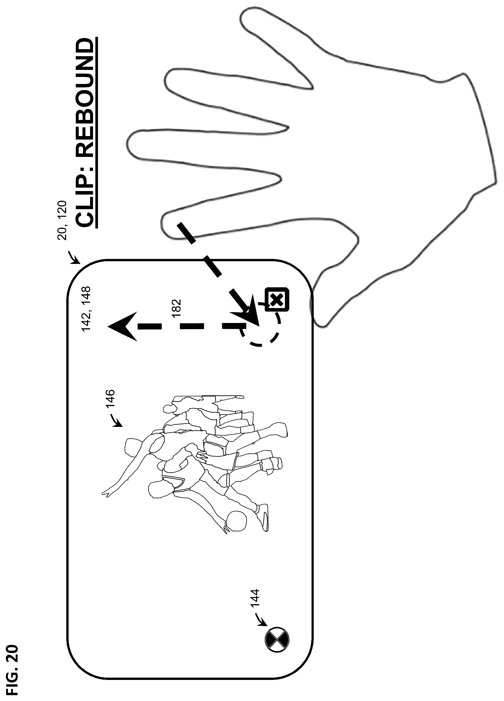 Patent US11847828 Figure 20 – System, method and device operable to produce a video