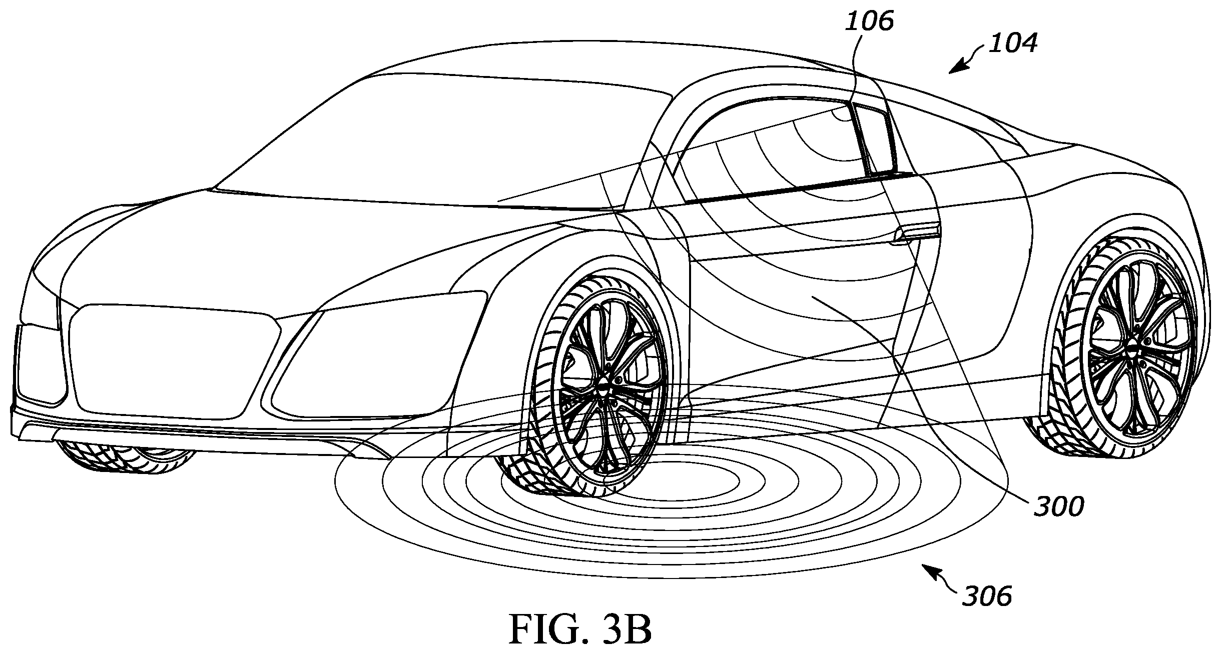 Patent US11847833 Figure 6 – Broad coverage non-contact obstacle detection