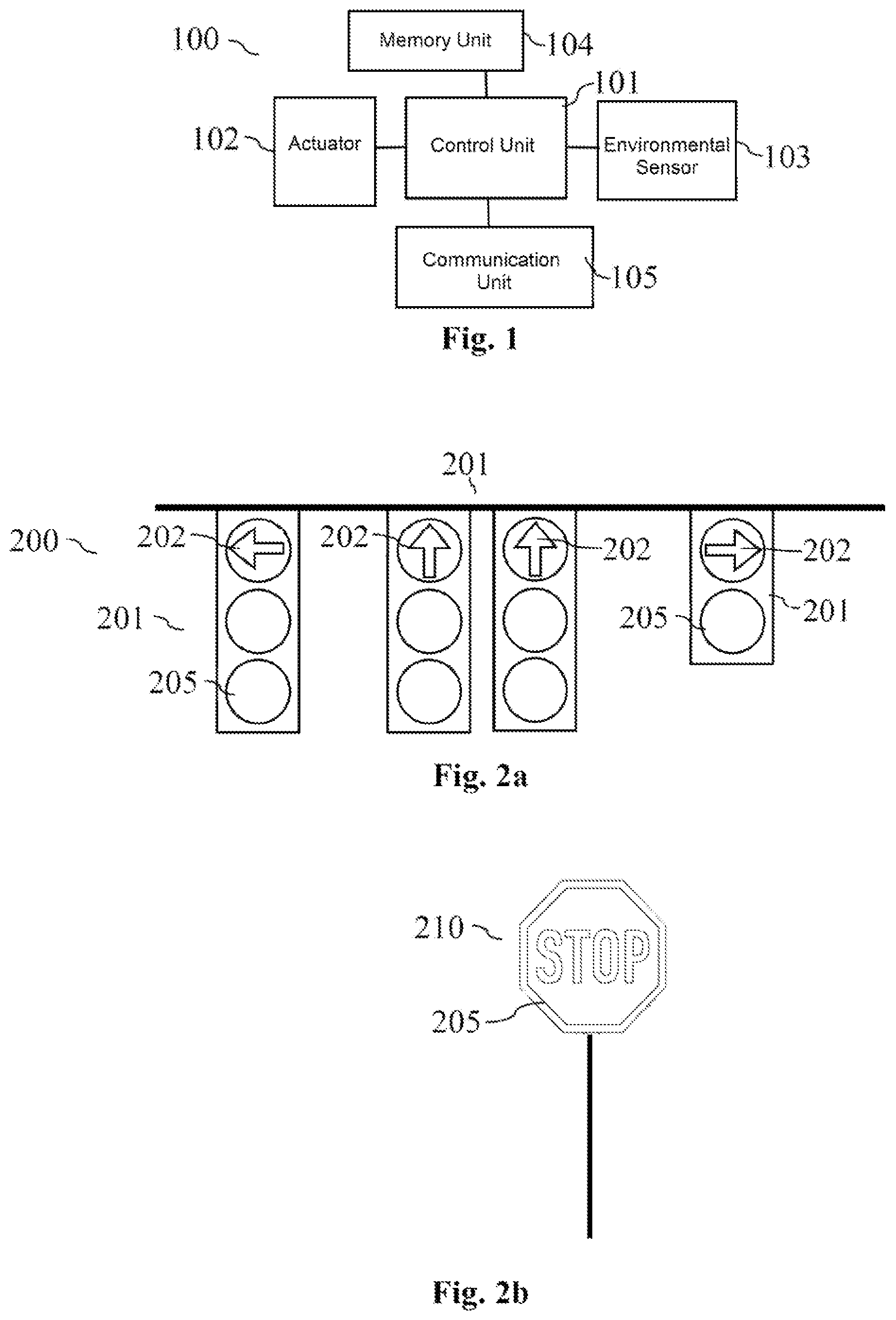 Patent US11847835 — Device and method for identifying and/or representing a signaling unit — Figure 1