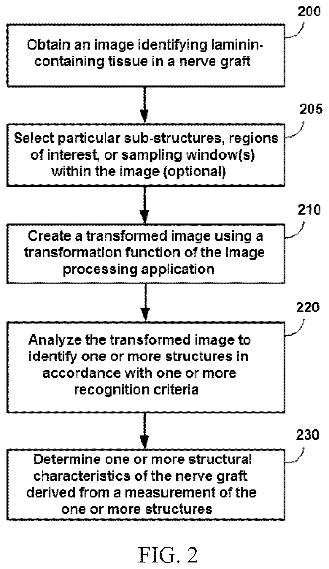 Patent US11847844 Figure 2 – Quantitative structural assay of a nerve graft