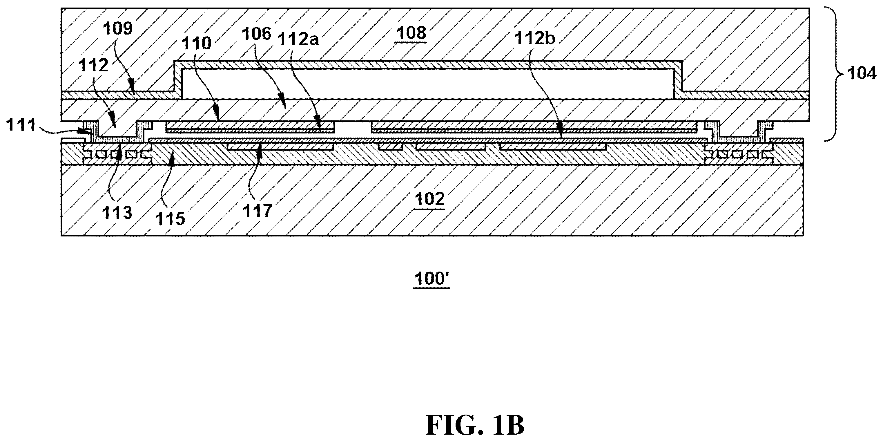 Patent US11847851 Figure 2 – Integrated piezoelectric microelectromechanical ultrasound transducer (PMUT) on integrated circuit (IC) for fingerprint sensing