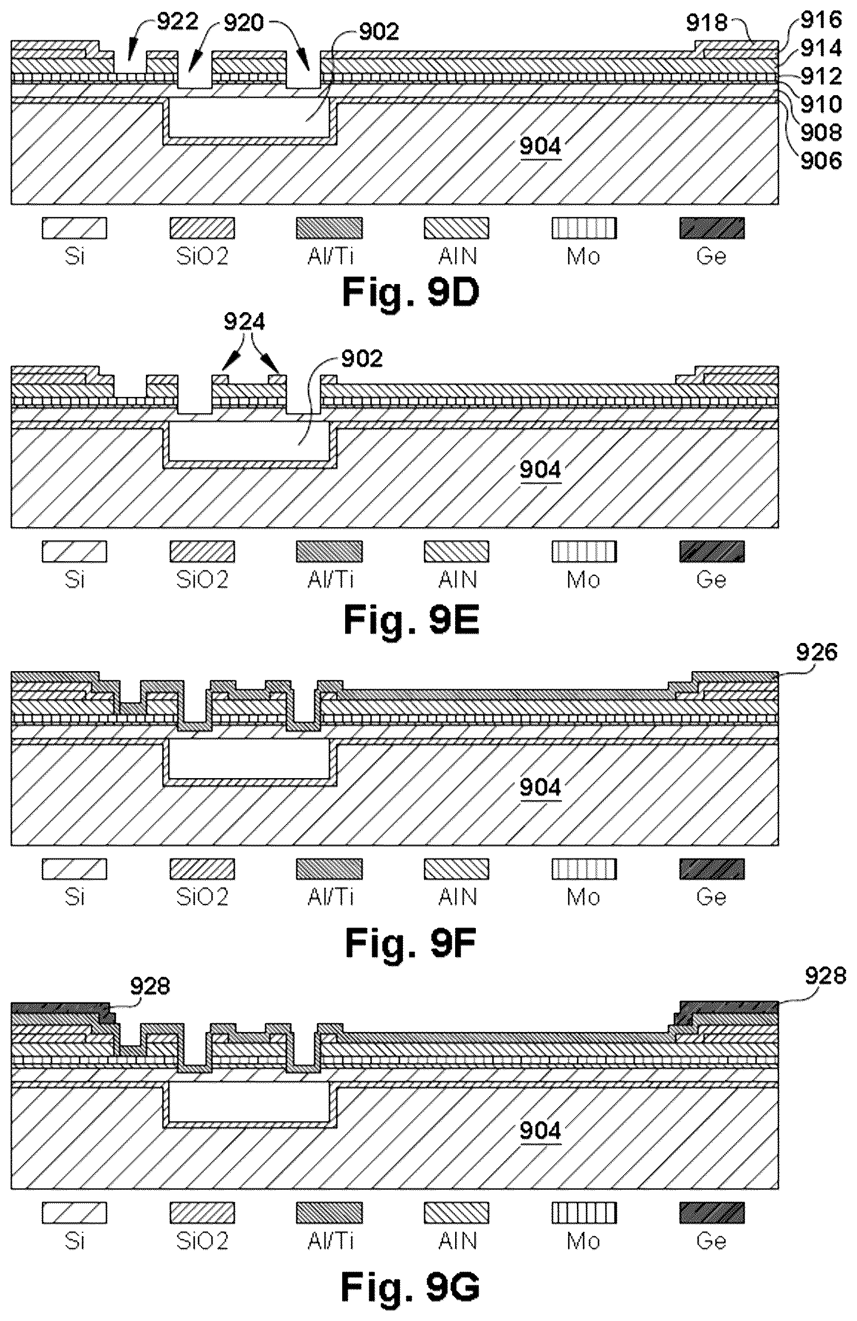 Patent US11847851 Figure 11 – Integrated piezoelectric microelectromechanical ultrasound transducer (PMUT) on integrated circuit (IC) for fingerprint sensing