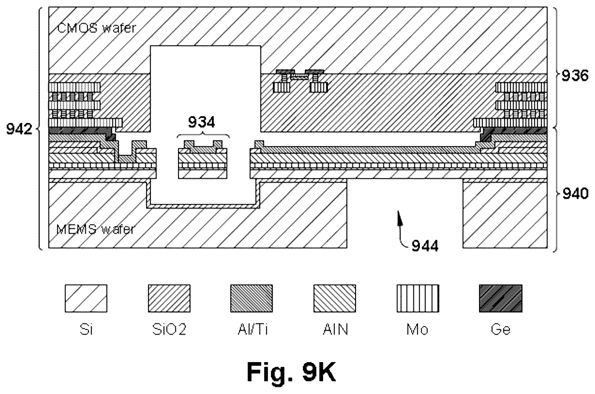 Patent US11847851 Figure 13 – Integrated piezoelectric microelectromechanical ultrasound transducer (PMUT) on integrated circuit (IC) for fingerprint sensing