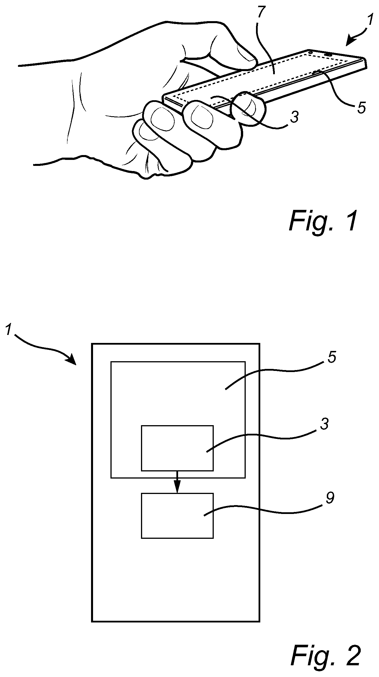 Patent US11847854 Figure 1 – Optical fingerprint sensing system with common mode compensation