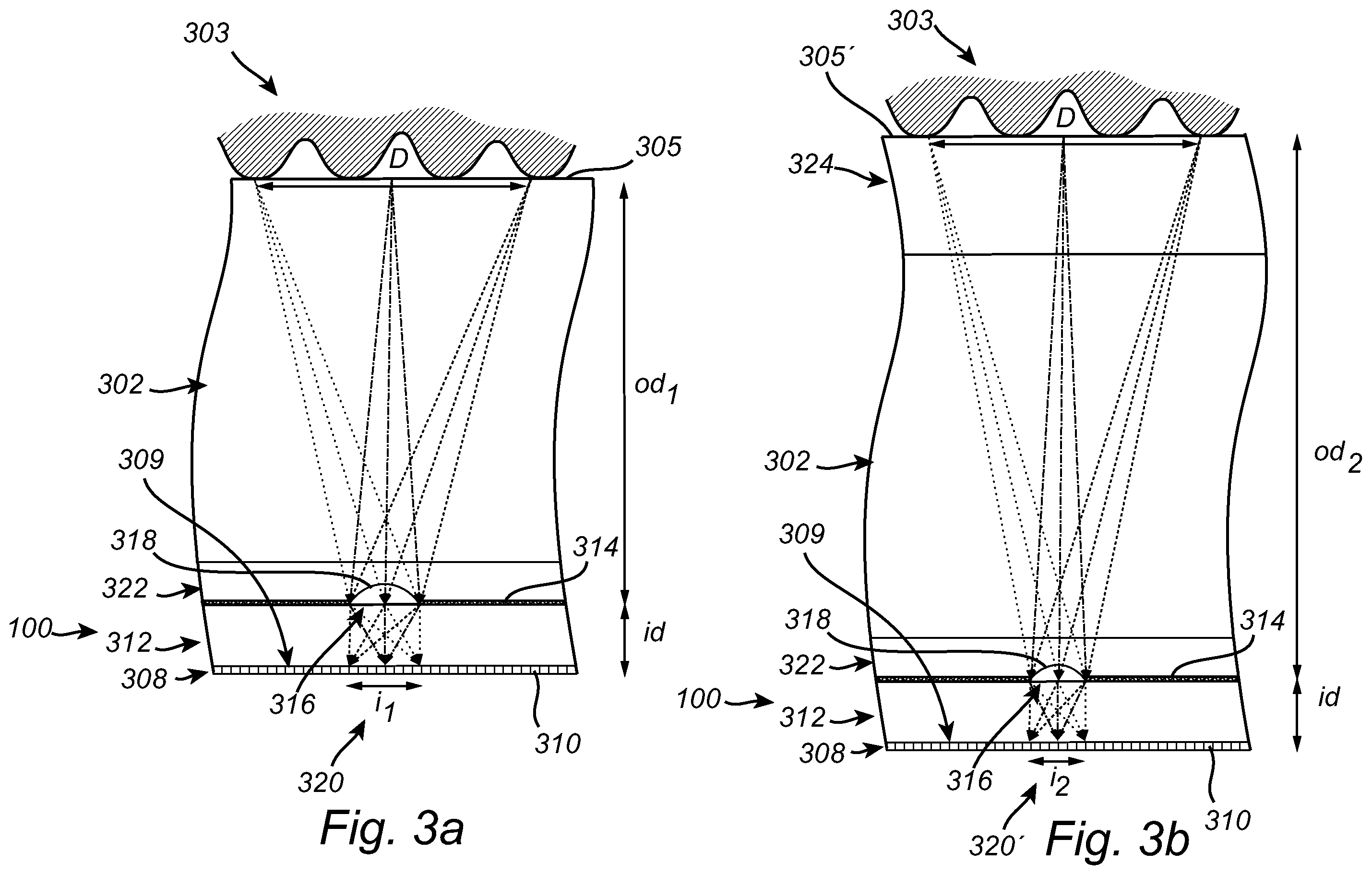 Patent US11847855 Figure 2 – Variable pixel binning in an optical biometric imaging device