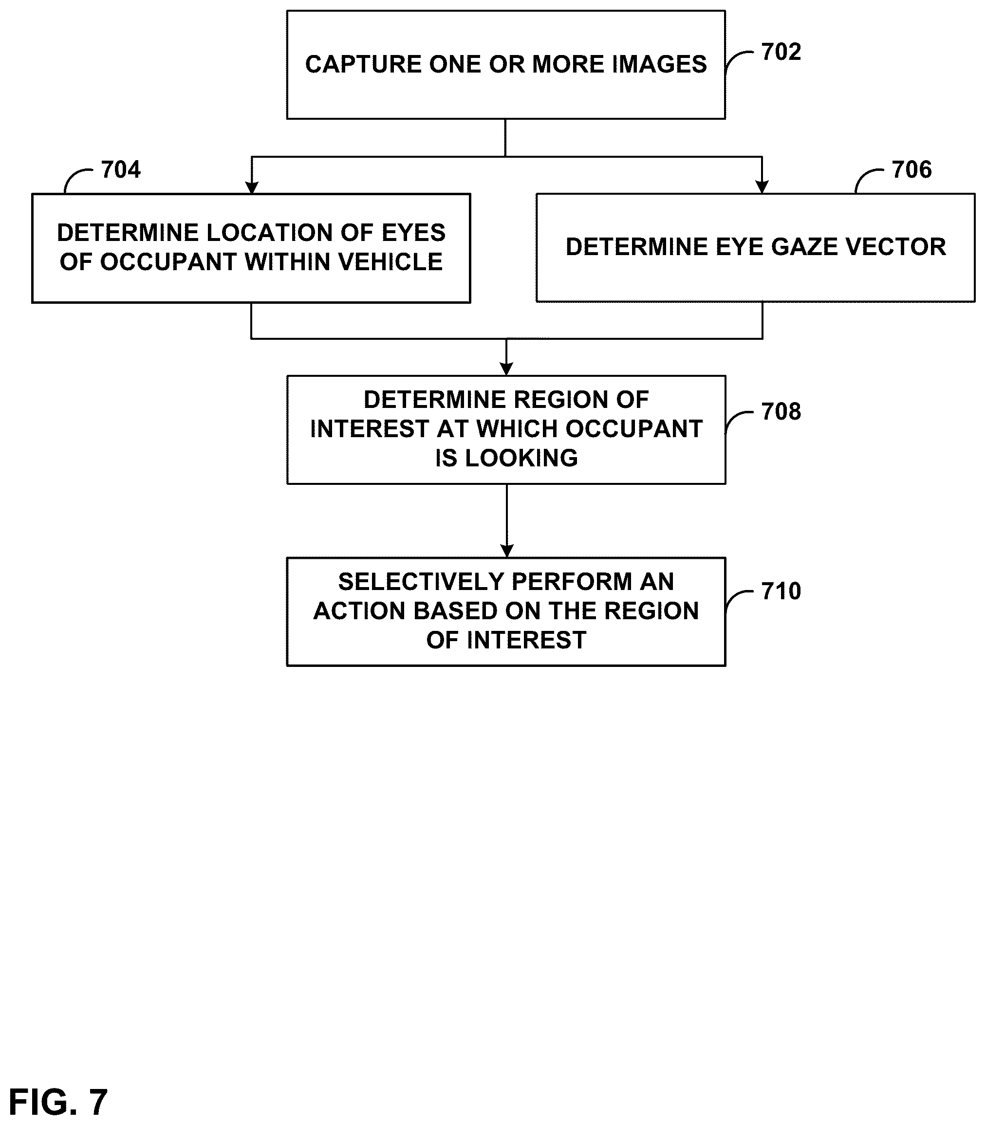 Patent US11847858 Figure 11 – Vehicle occupant engagement using three-dimensional eye gaze vectors