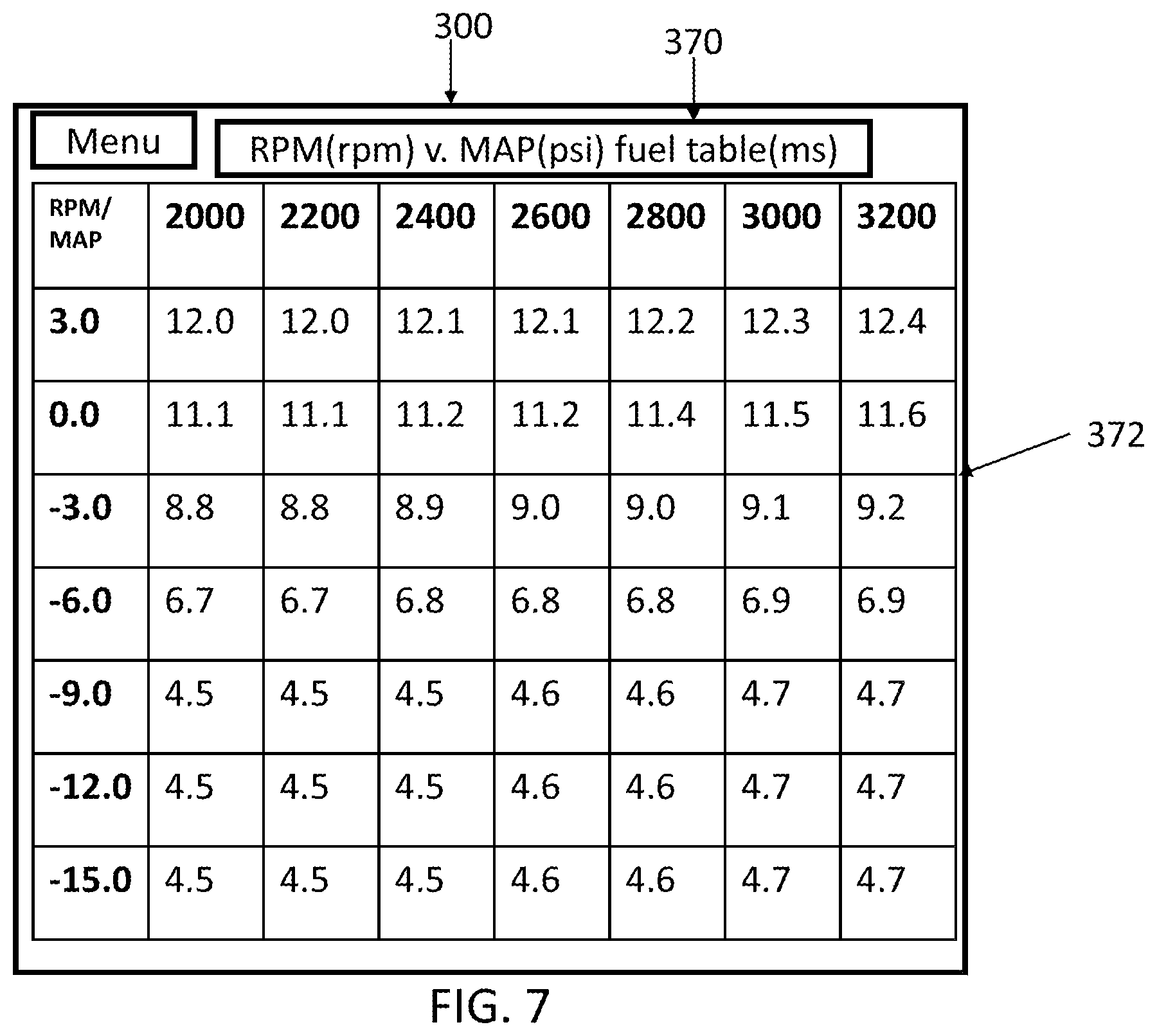 Patent US11847868 Figure 7 – Engine control system