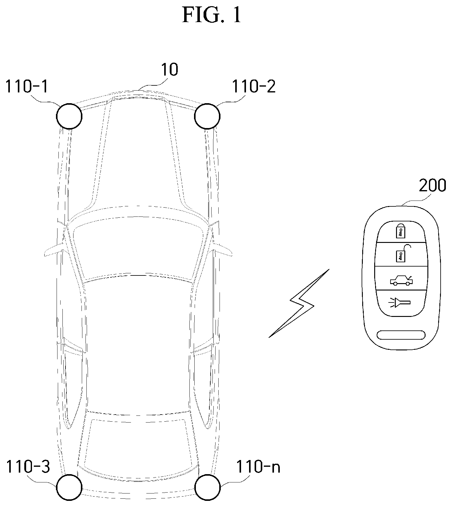 Patent US11847874 Figure 1 – UWB on/off operation method to minimize power consumption and UWB anchor using the same