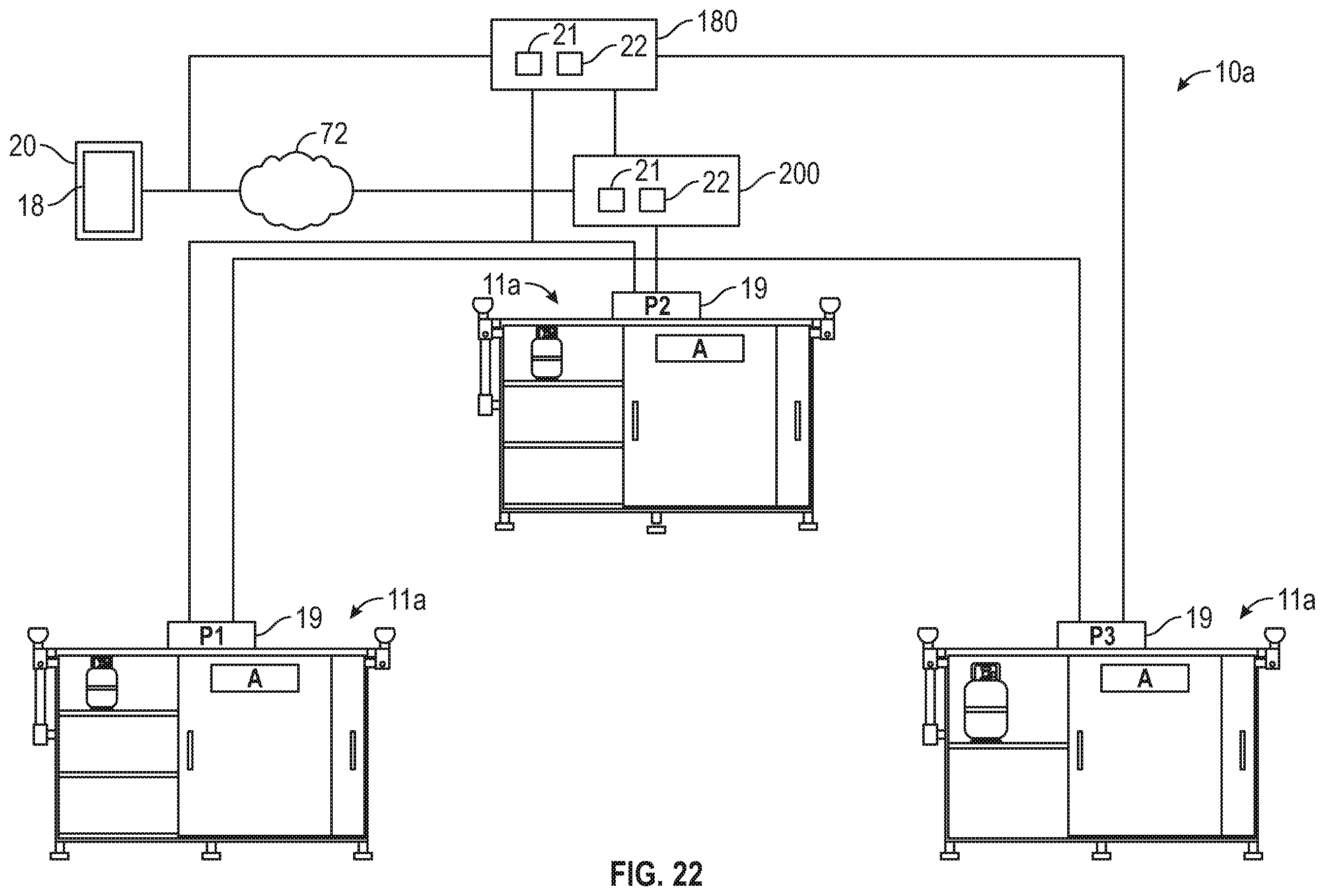 Patent US11847880 Figure 13 – Semi-automated canister distribution system and method