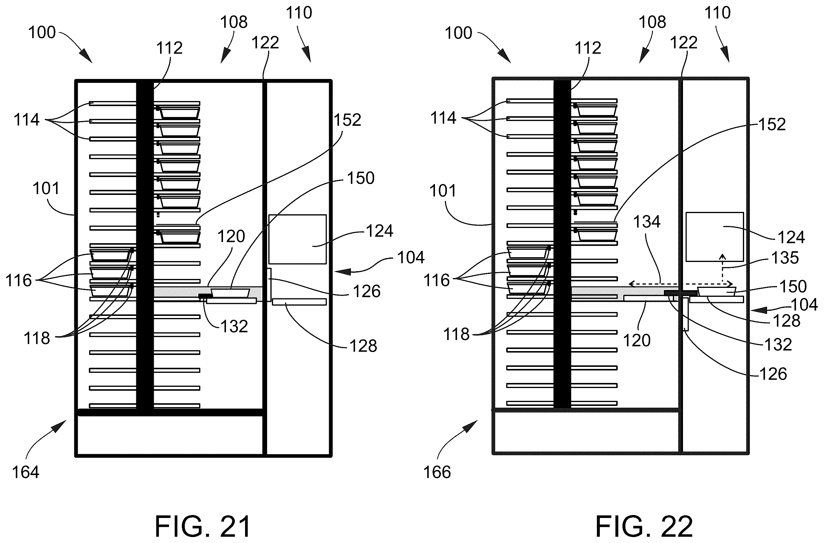 Patent US11847881 Figure 13 – Vending machine and opening systems and methods