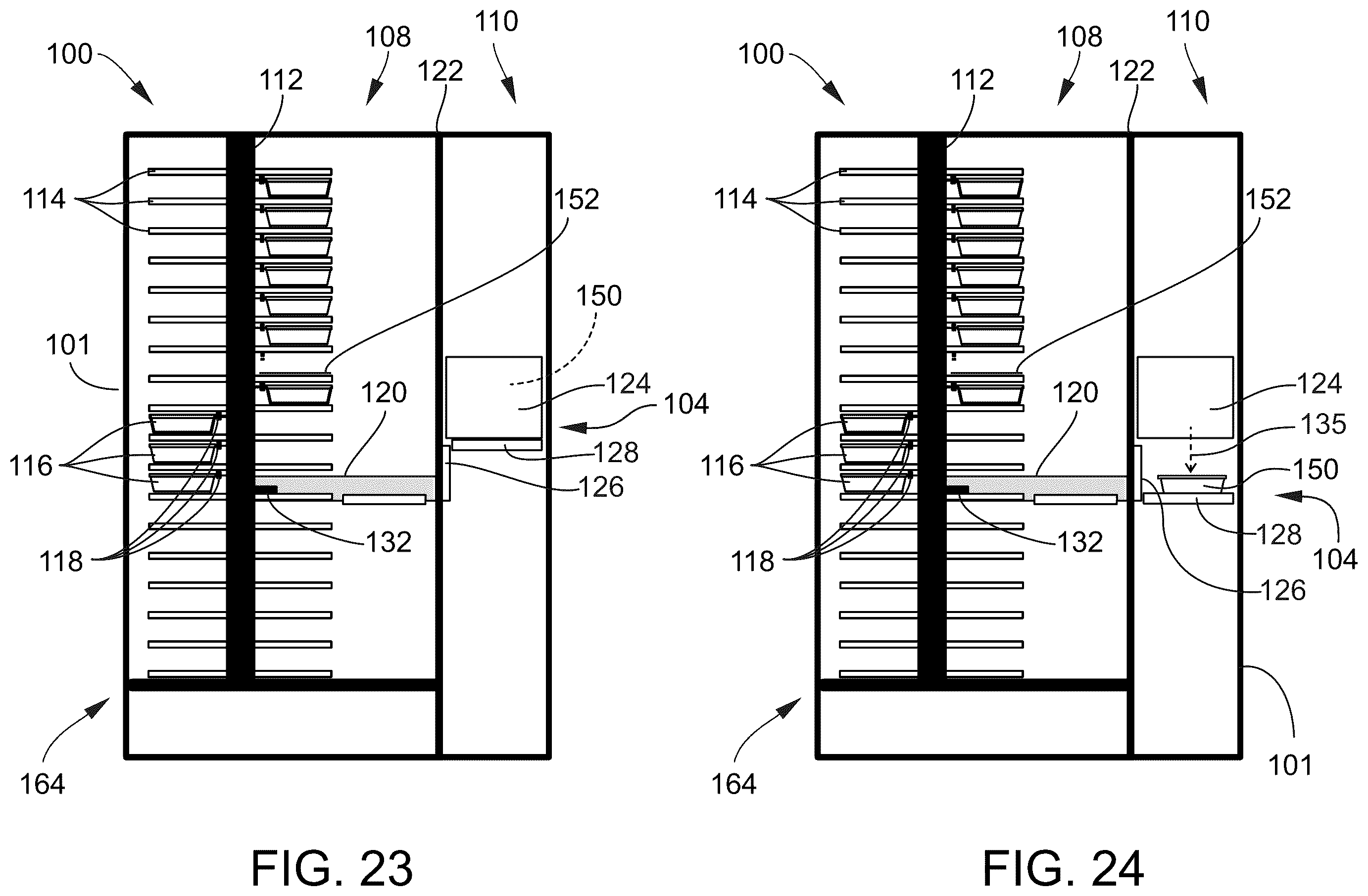 Patent US11847881 Figure 14 – Vending machine and opening systems and methods