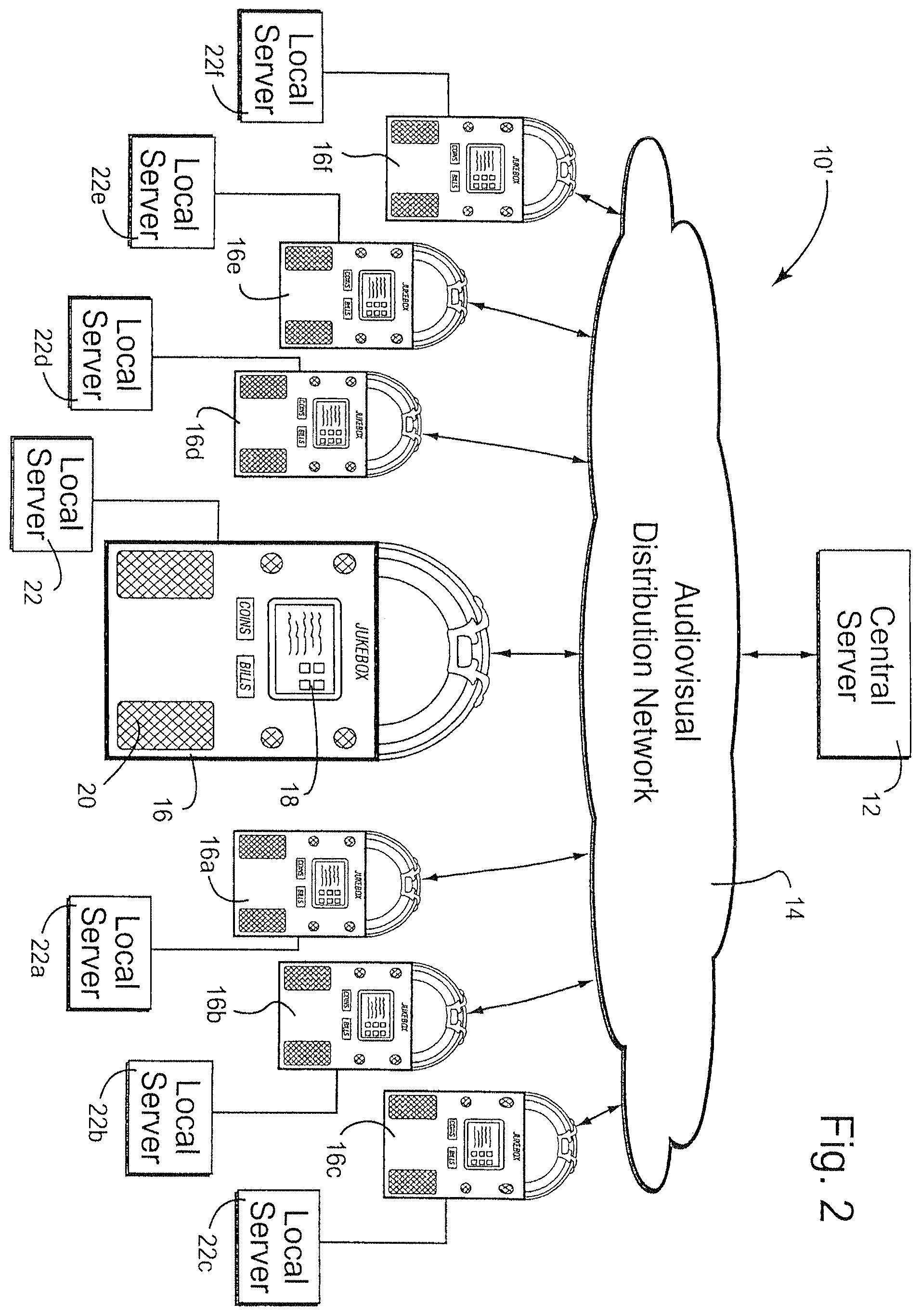 Patent US11847882 Figure 2 – Digital downloading jukebox with enhanced communication features