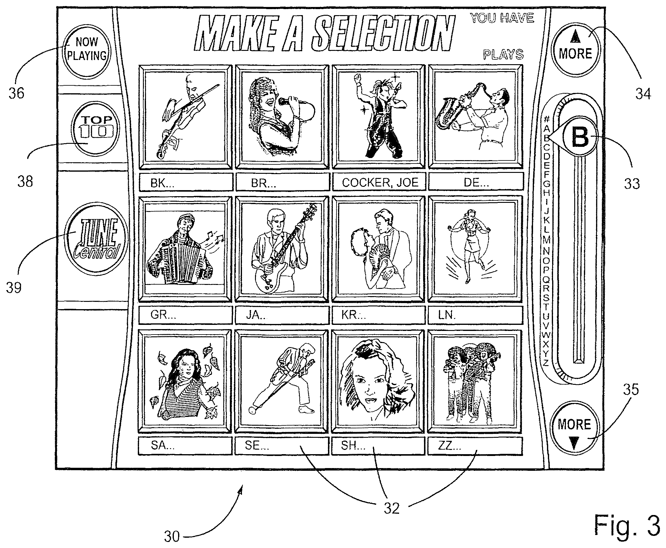 Patent US11847882 Figure 3 – Digital downloading jukebox with enhanced communication features