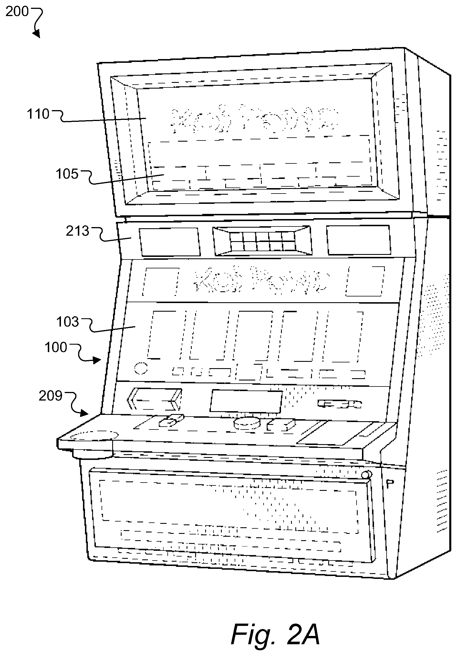 Patent US11847884 Figure 4 – Wagering game, gaming machine, networked gaming system and method with nudging re-spinning stacked wilds