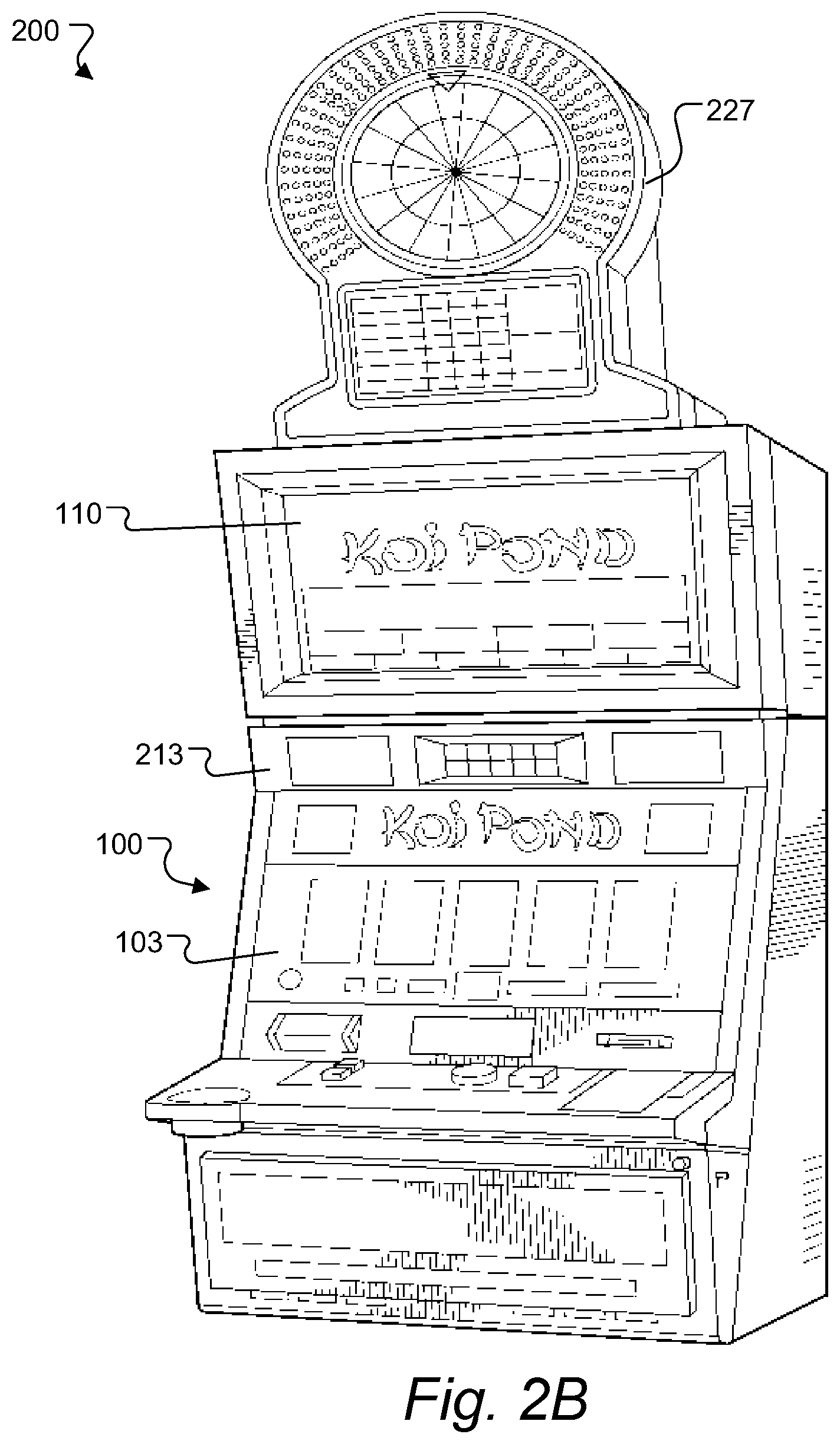 Patent US11847884 Figure 5 – Wagering game, gaming machine, networked gaming system and method with nudging re-spinning stacked wilds