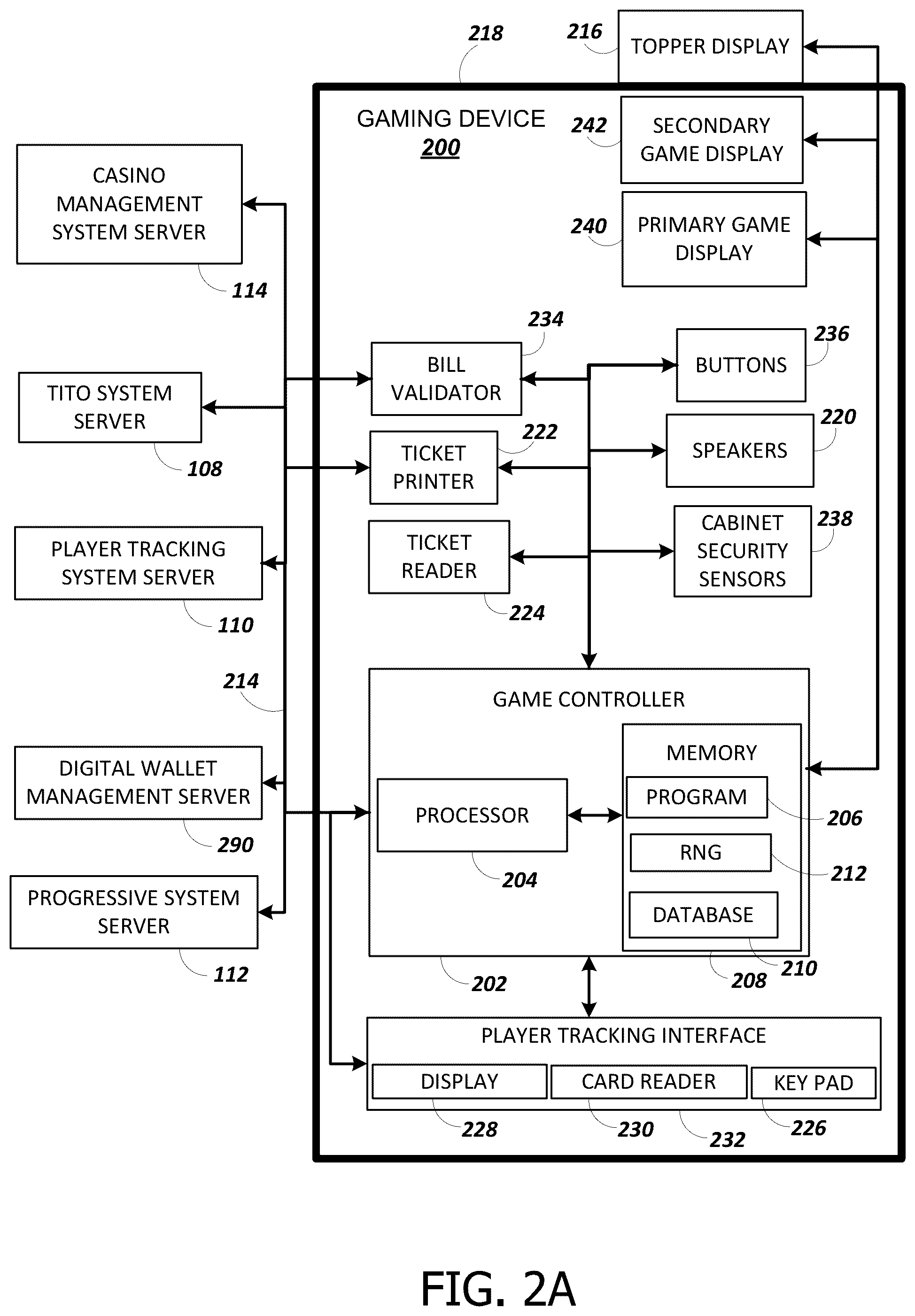 Patent US11847885 Figure 2 – System and method for cashless exchange at smart tables