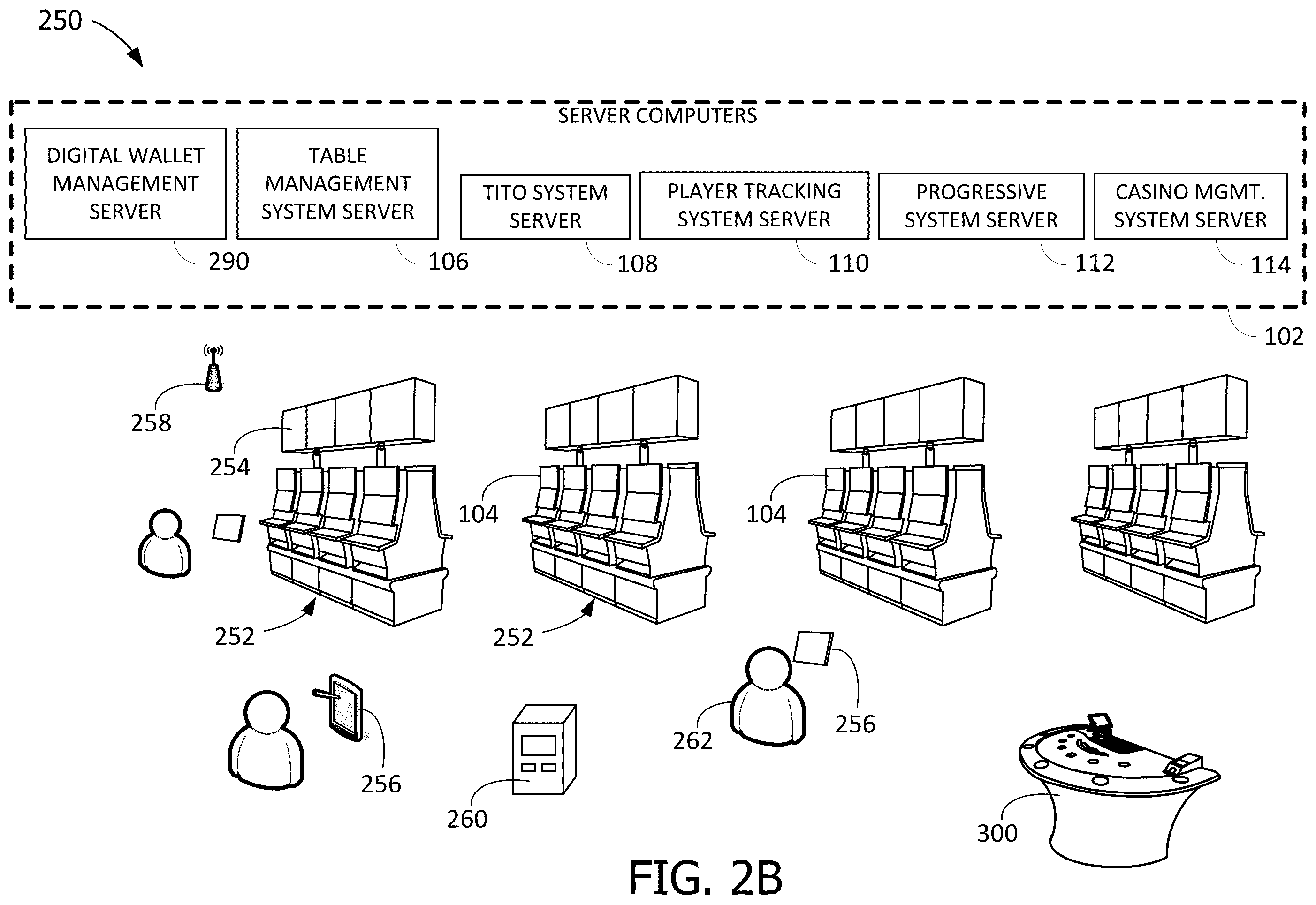 Patent US11847885 Figure 3 – System and method for cashless exchange at smart tables